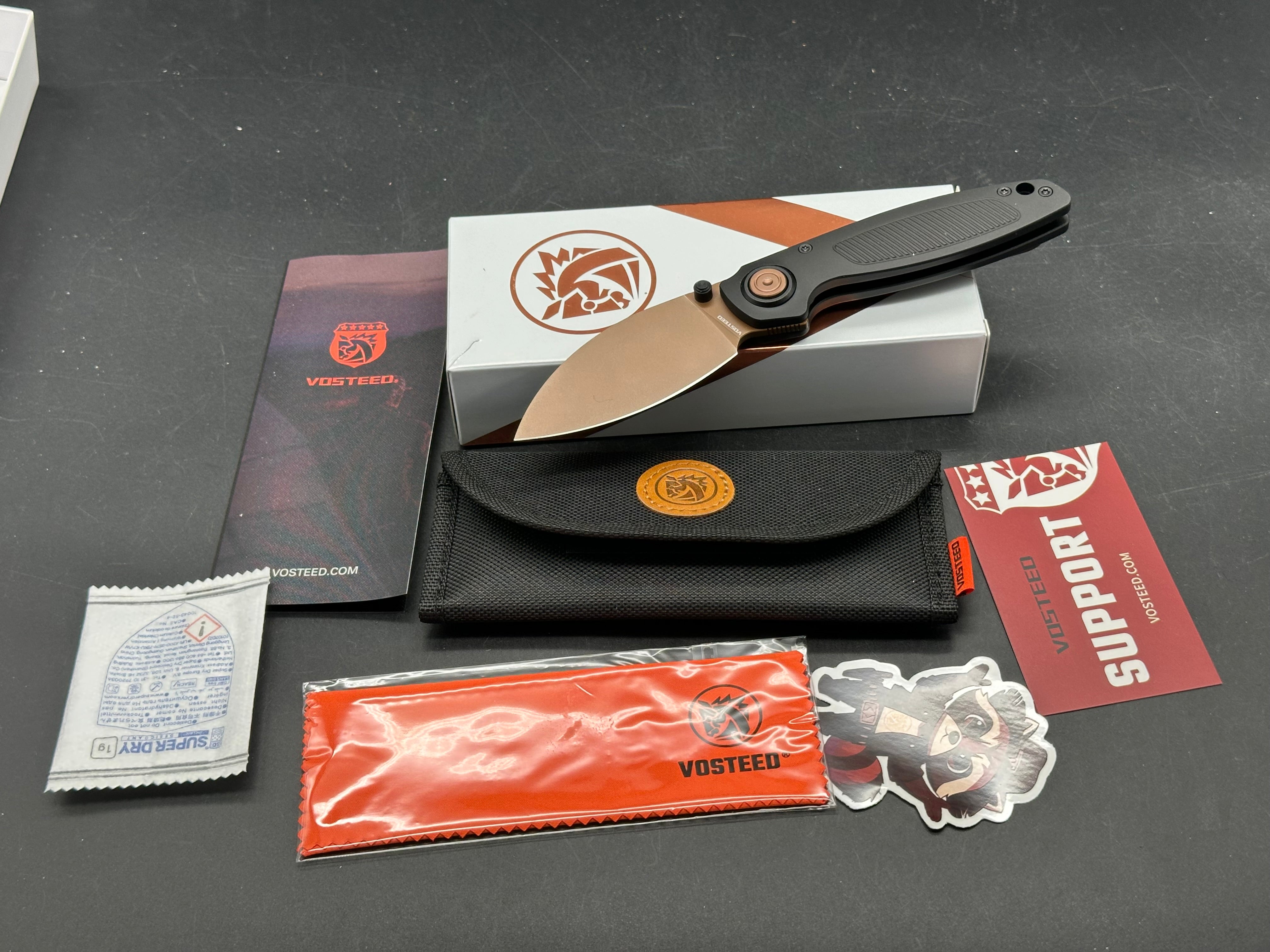 Vosteed Shilin Cutter® - Vanchor Lock® (2.90" Elmax Blade & Aluminum Handle)