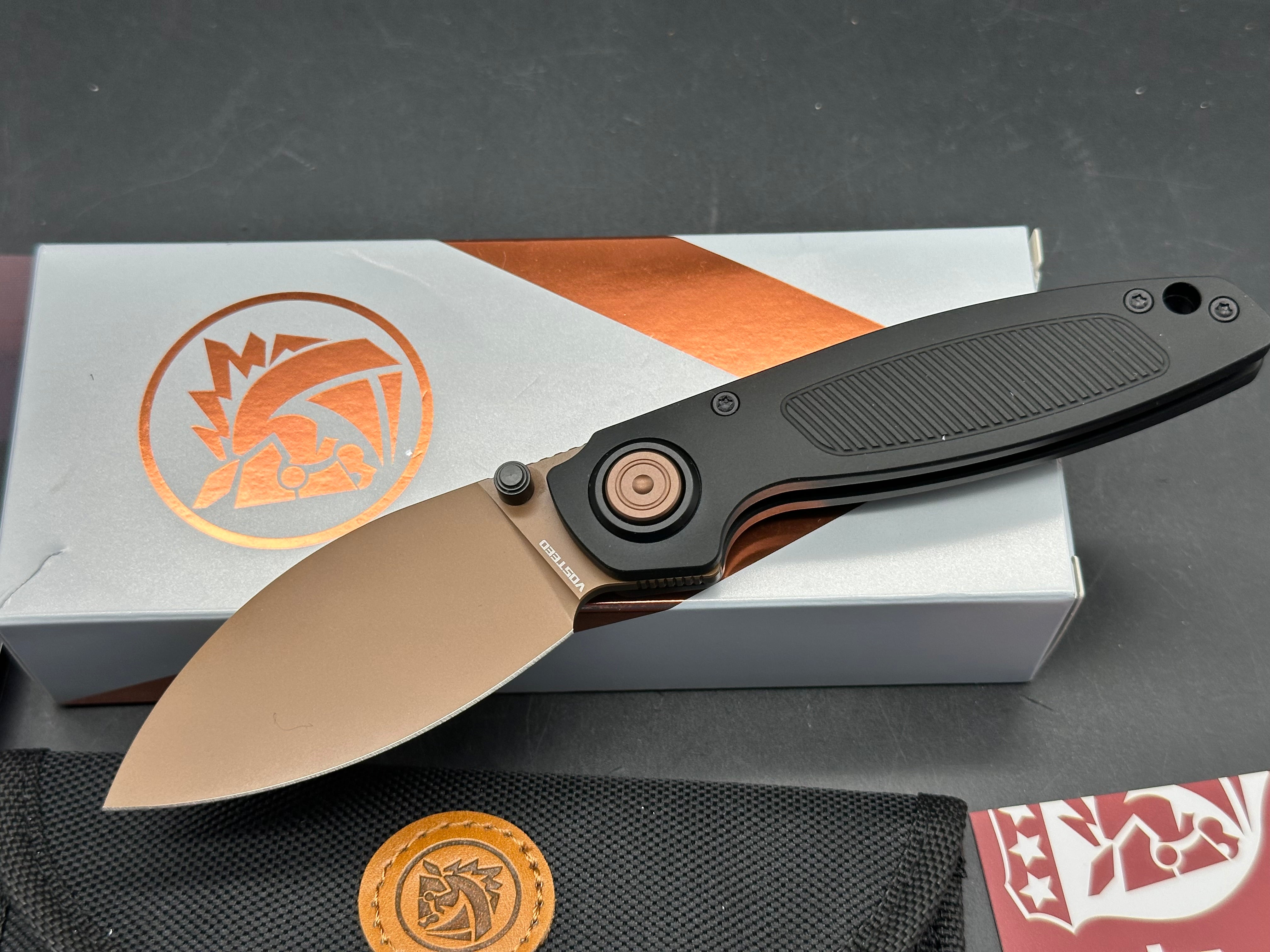 Vosteed Shilin Cutter® - Vanchor Lock® (2.90" Elmax Blade & Aluminum Handle)