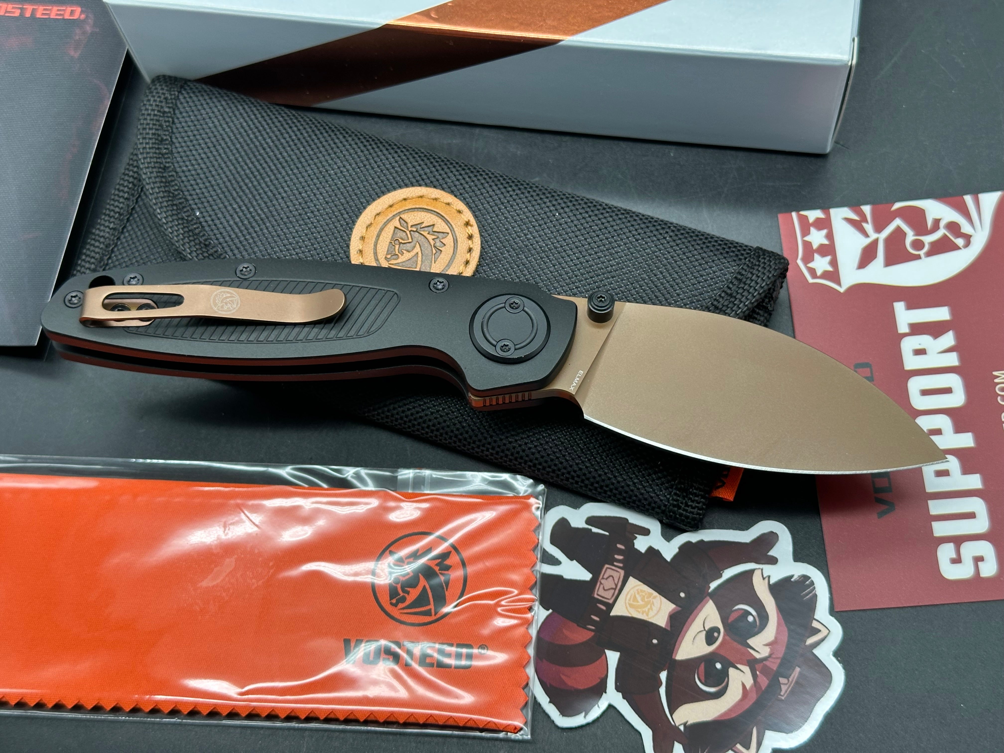 Vosteed Shilin Cutter® - Vanchor Lock® (2.90" Elmax Blade & Aluminum Handle)