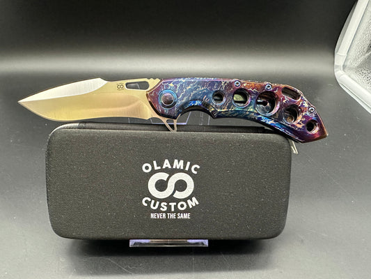 Olamic Cutlery wayfarer 247 harpoon entropic finish