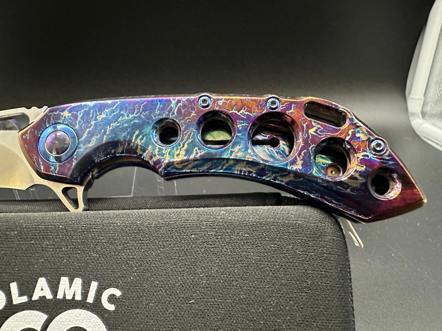 Olamic Cutlery wayfarer 247 harpoon entropic finish