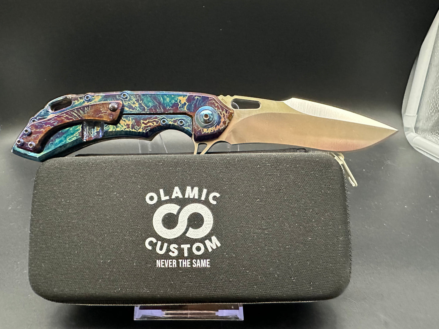 Olamic Cutlery wayfarer 247 harpoon entropic finish