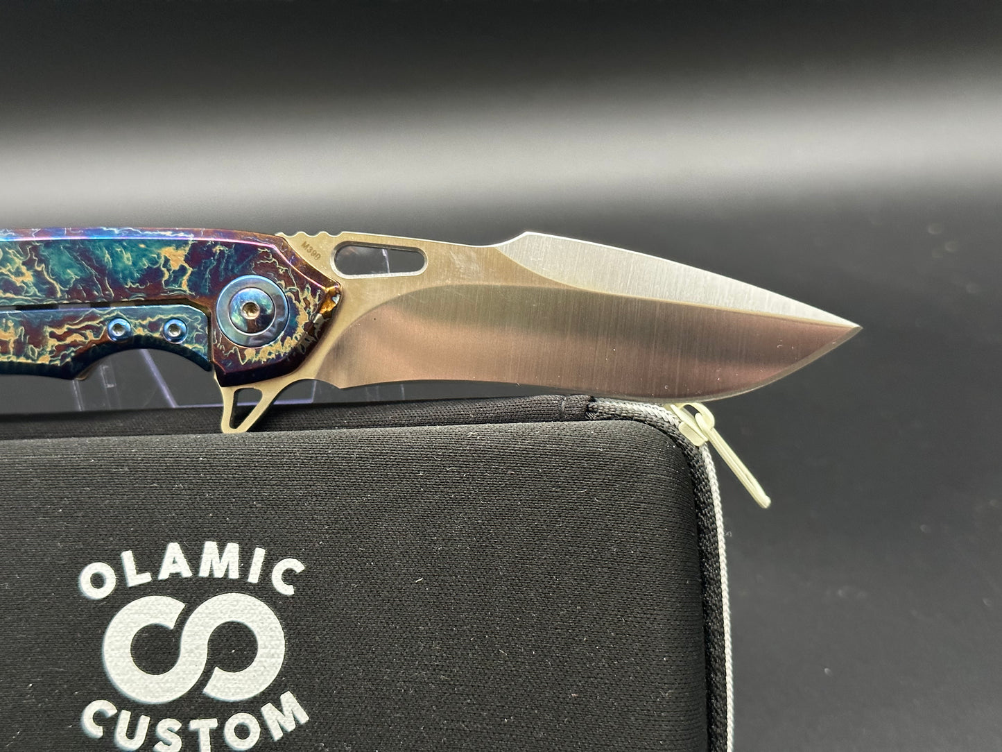 Olamic Cutlery wayfarer 247 harpoon entropic finish