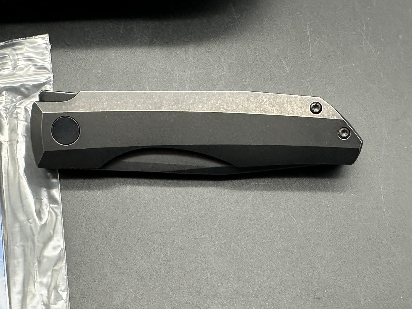 Vero Impulse Mini (2nd Run) - #741, M390 Blade, Full Blackwash Ti