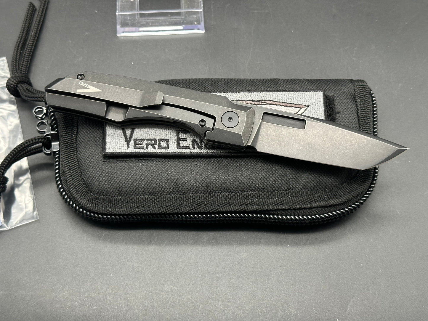 Vero Impulse Mini (2nd Run) - #741, M390 Blade, Full Blackwash Ti