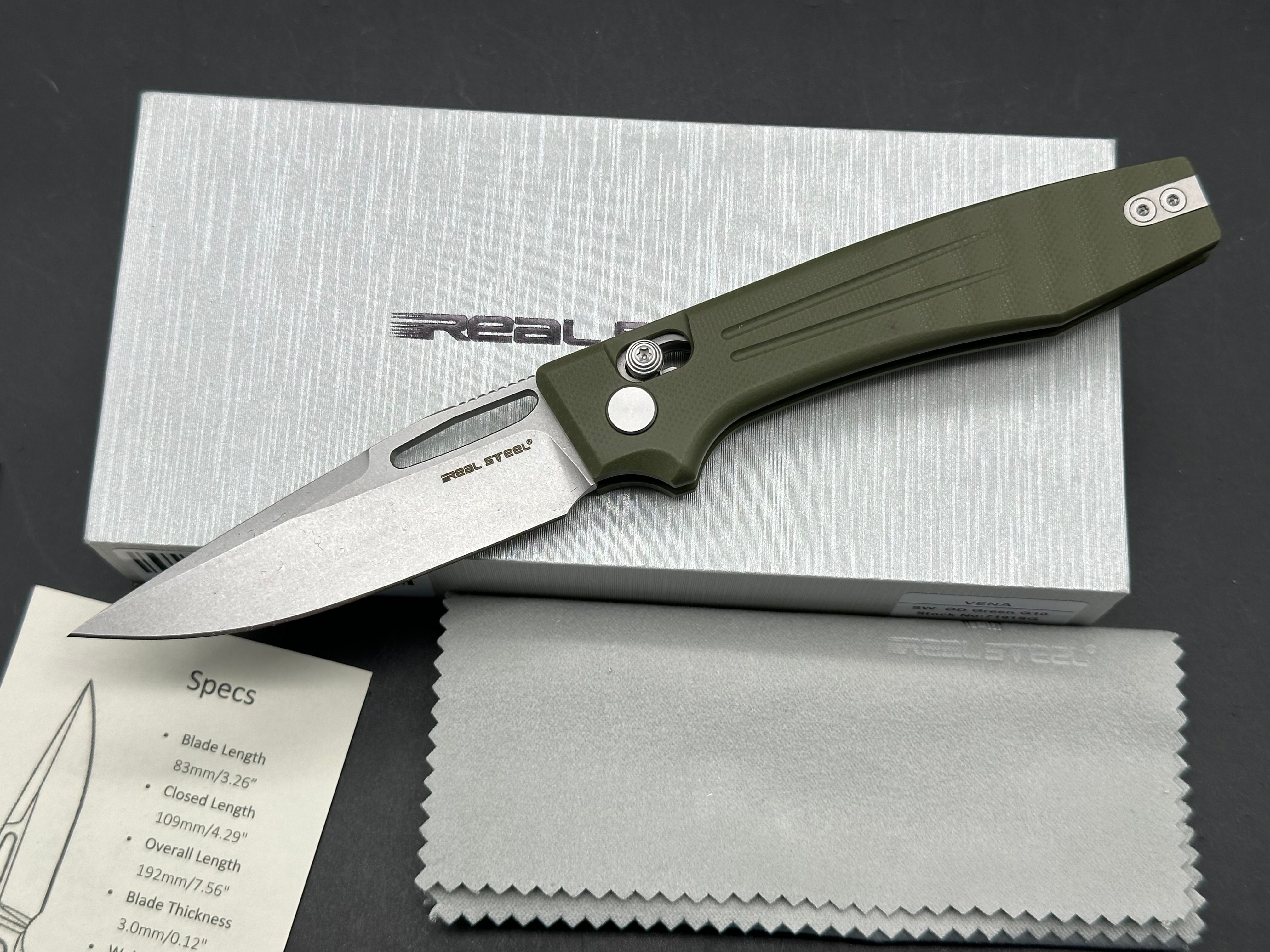 Real Steel VENA | One-piece Handle | Crossbar Lock Nitro V
