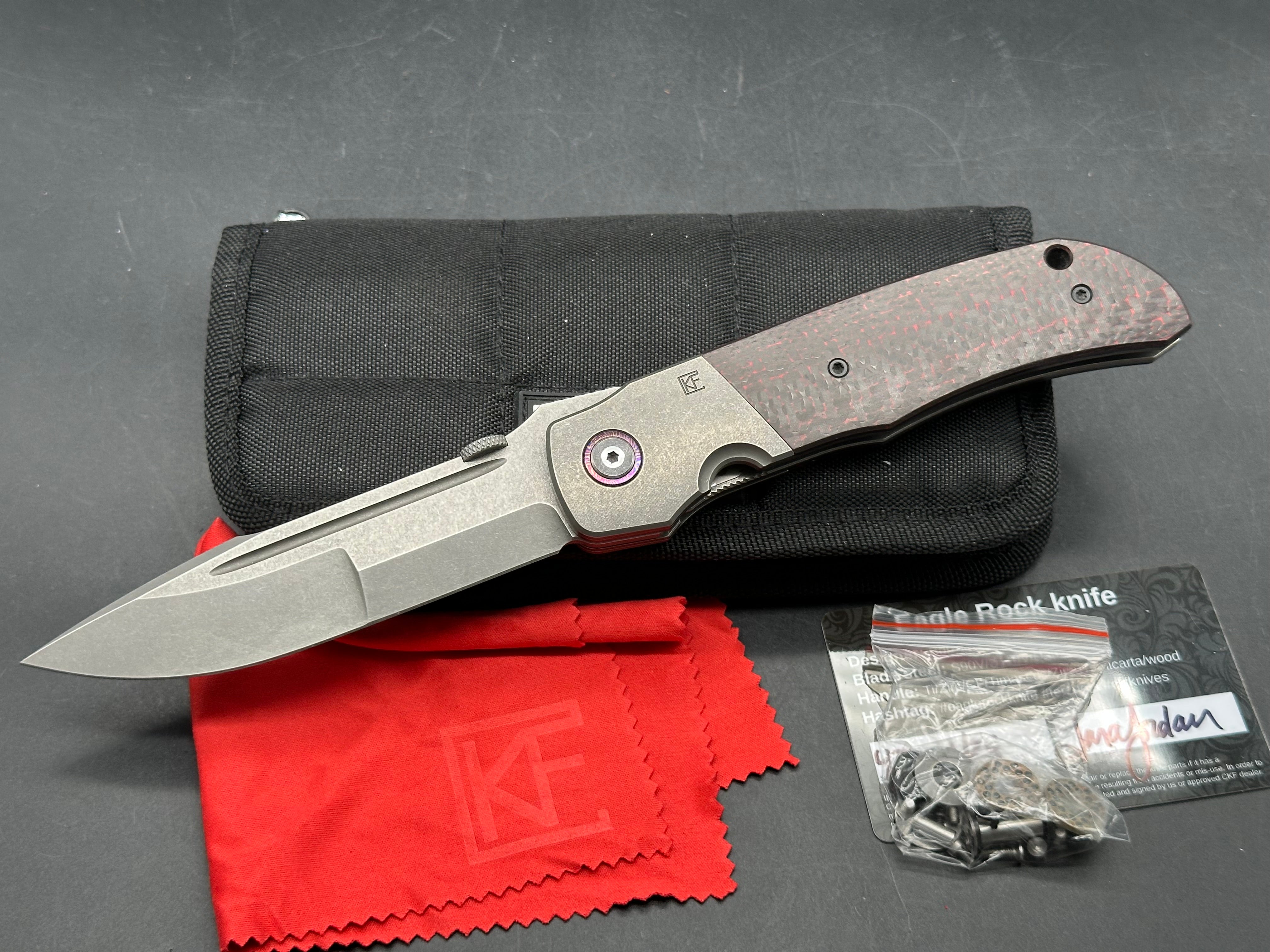 Custom Knife Factory (CKF) Terzuola Eagle Rock designed by Bob Terzuola
