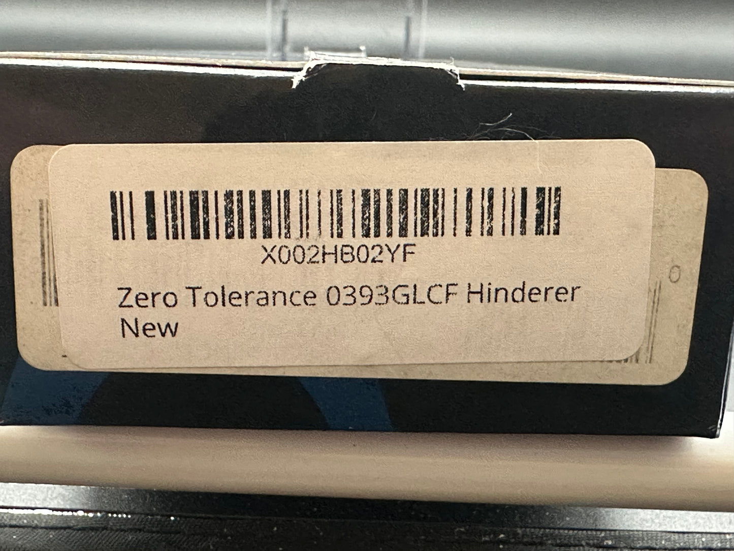 Zero Tolerance Hinderer 0393GLCF Frame Lock Knife Glow CF (3.5" Working) ZT