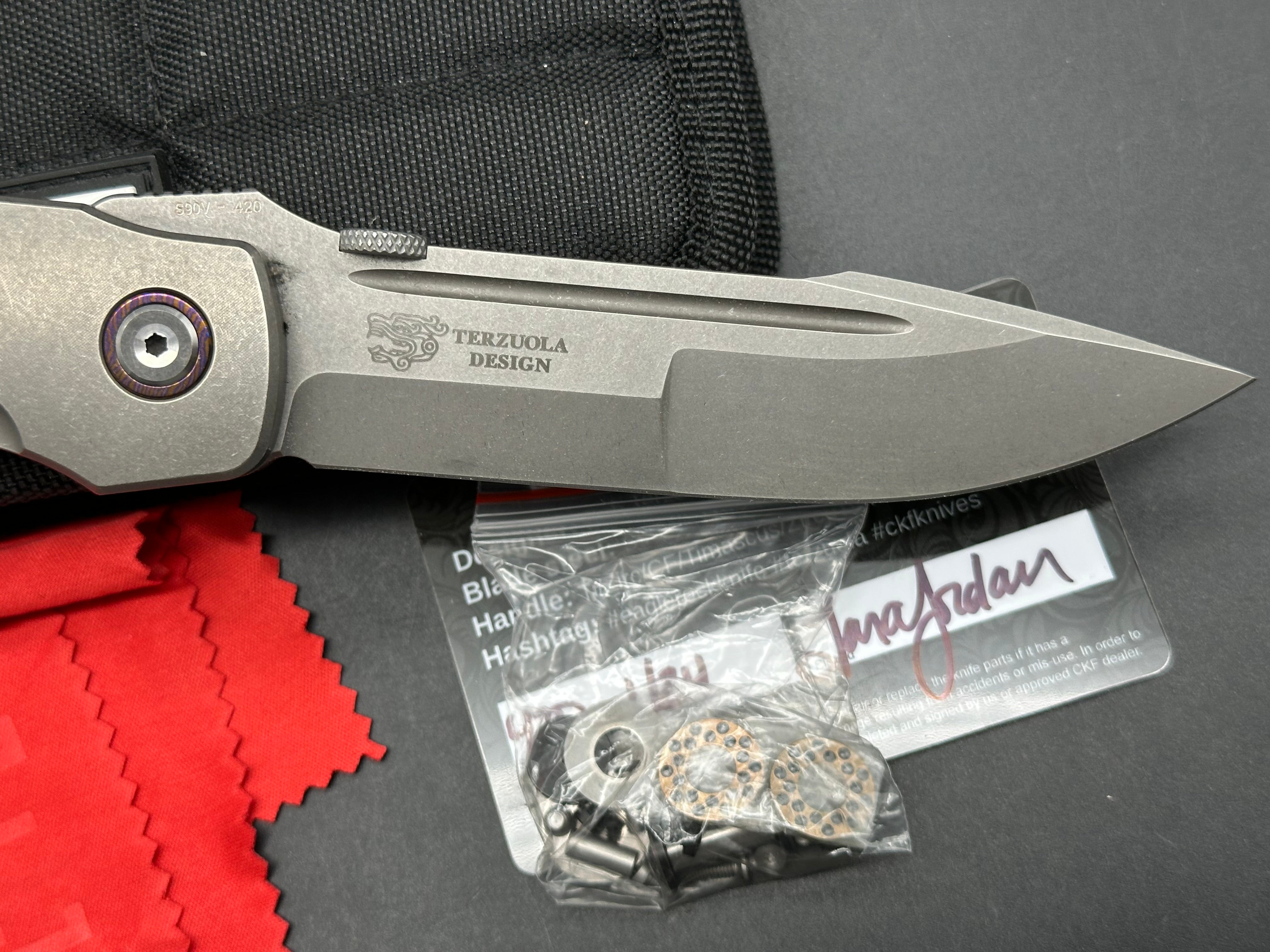 Custom Knife Factory (CKF) Terzuola Eagle Rock designed by Bob Terzuola