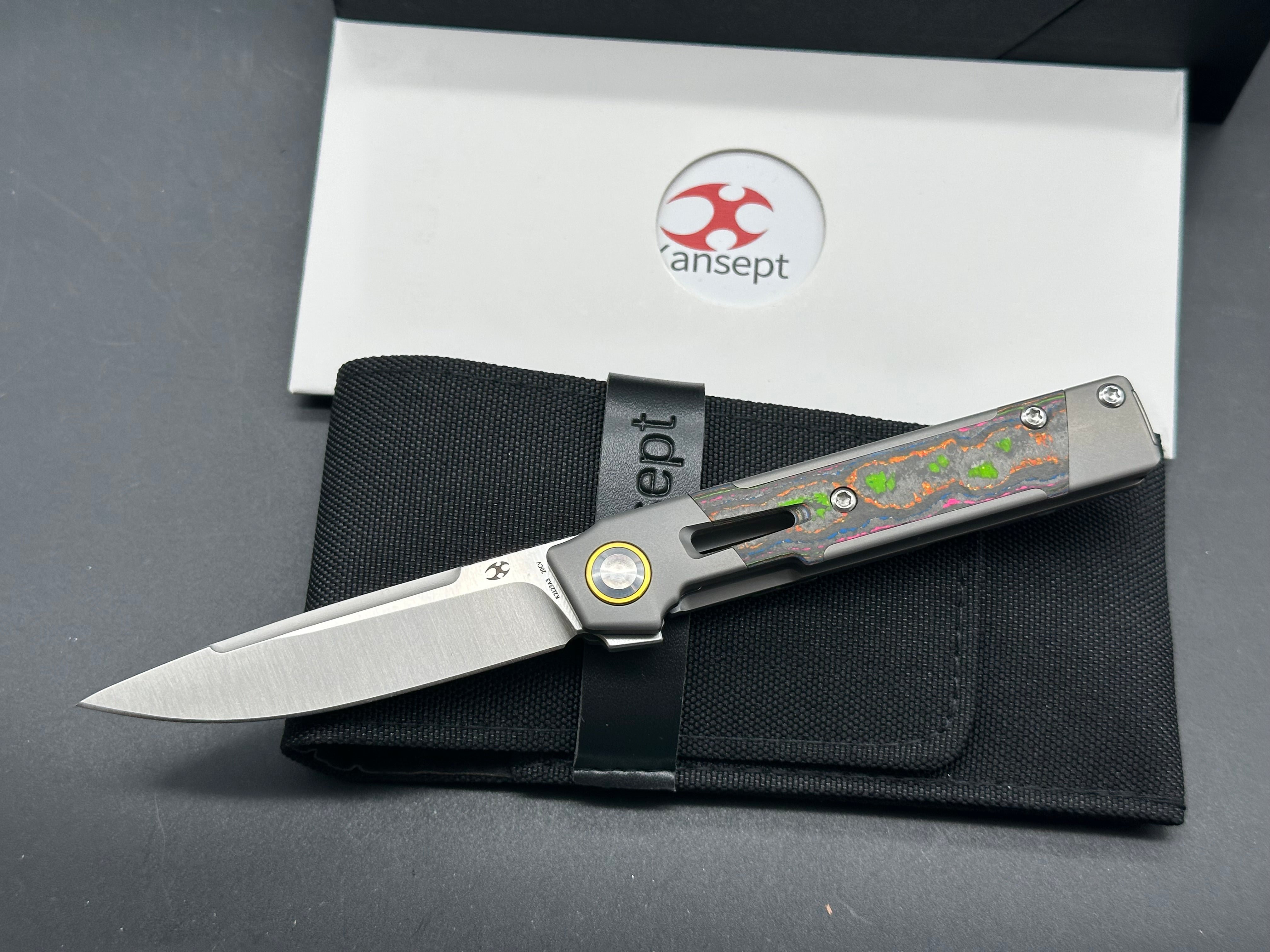 KANSEPT KITPU STONEWASH TITANIUM/80'S CAMOCARBON HANDLE 20CV