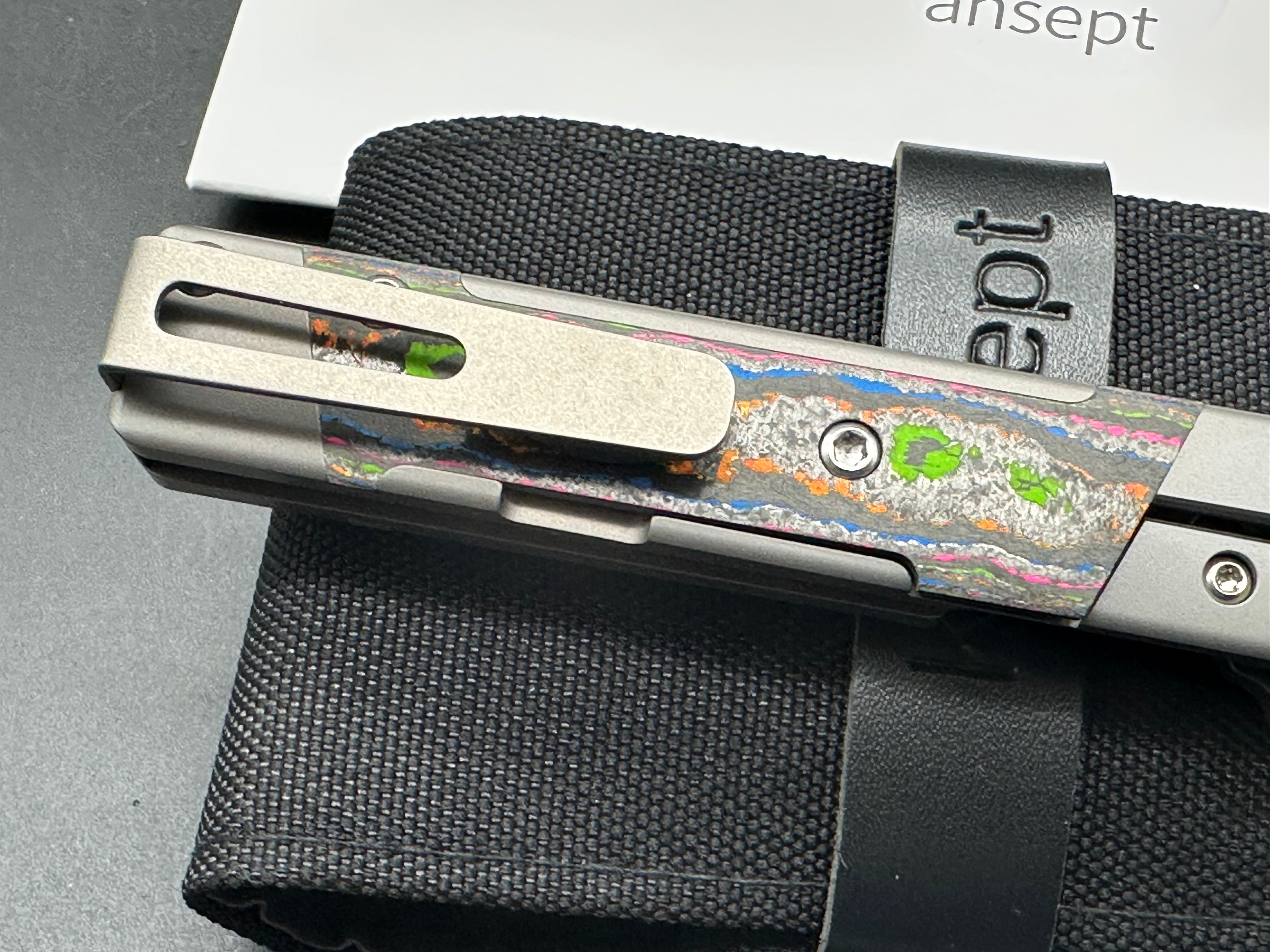 KANSEPT KITPU STONEWASH TITANIUM/80'S CAMOCARBON HANDLE 20CV