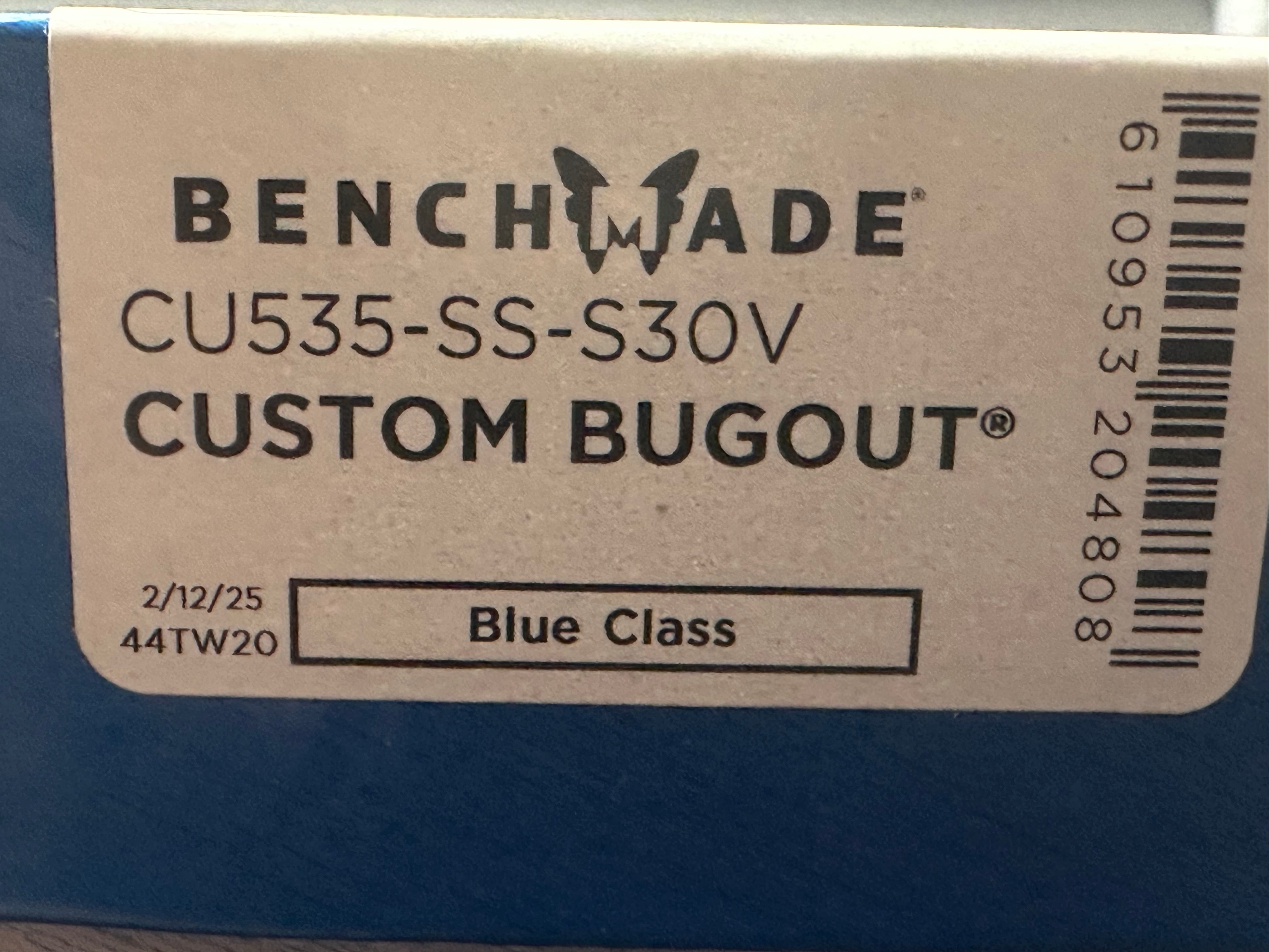 Benchmade Custom Bugout