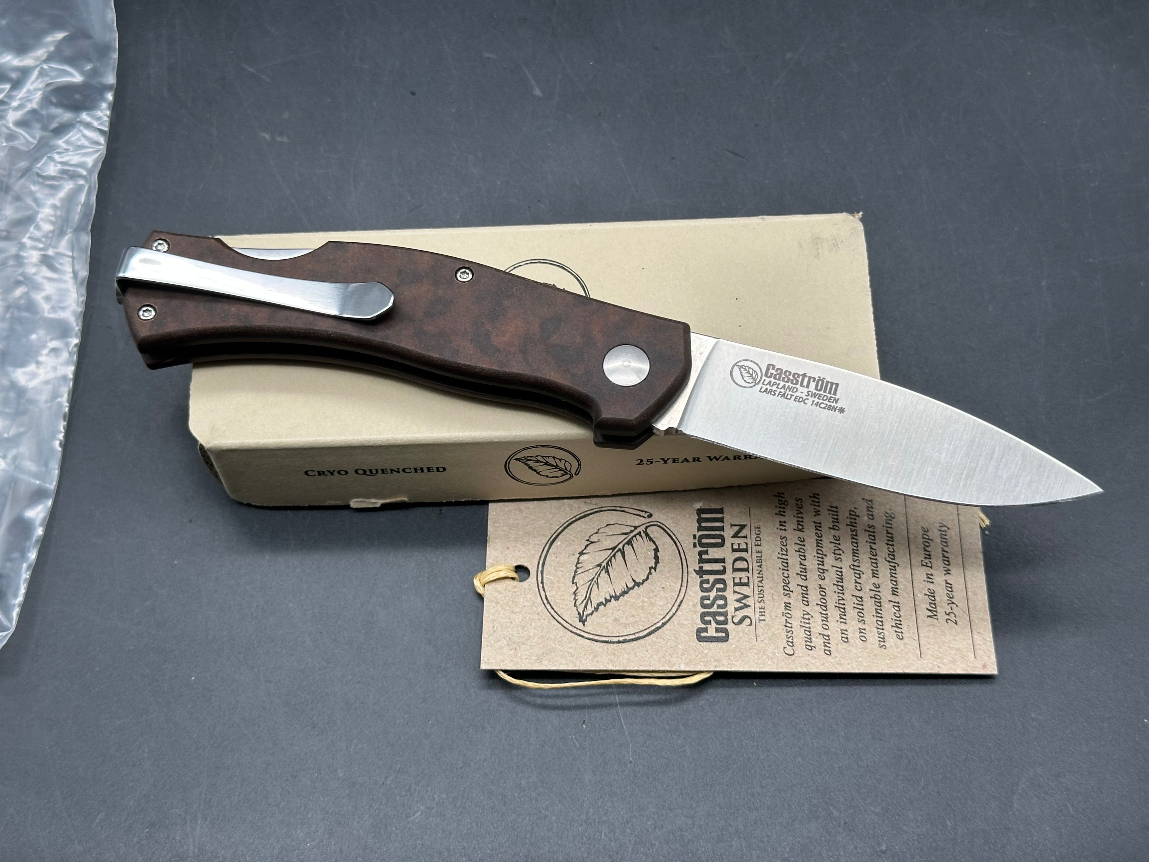 Casstrom (Sweden) Lars Falt every day carry version of Lars Falt back lock