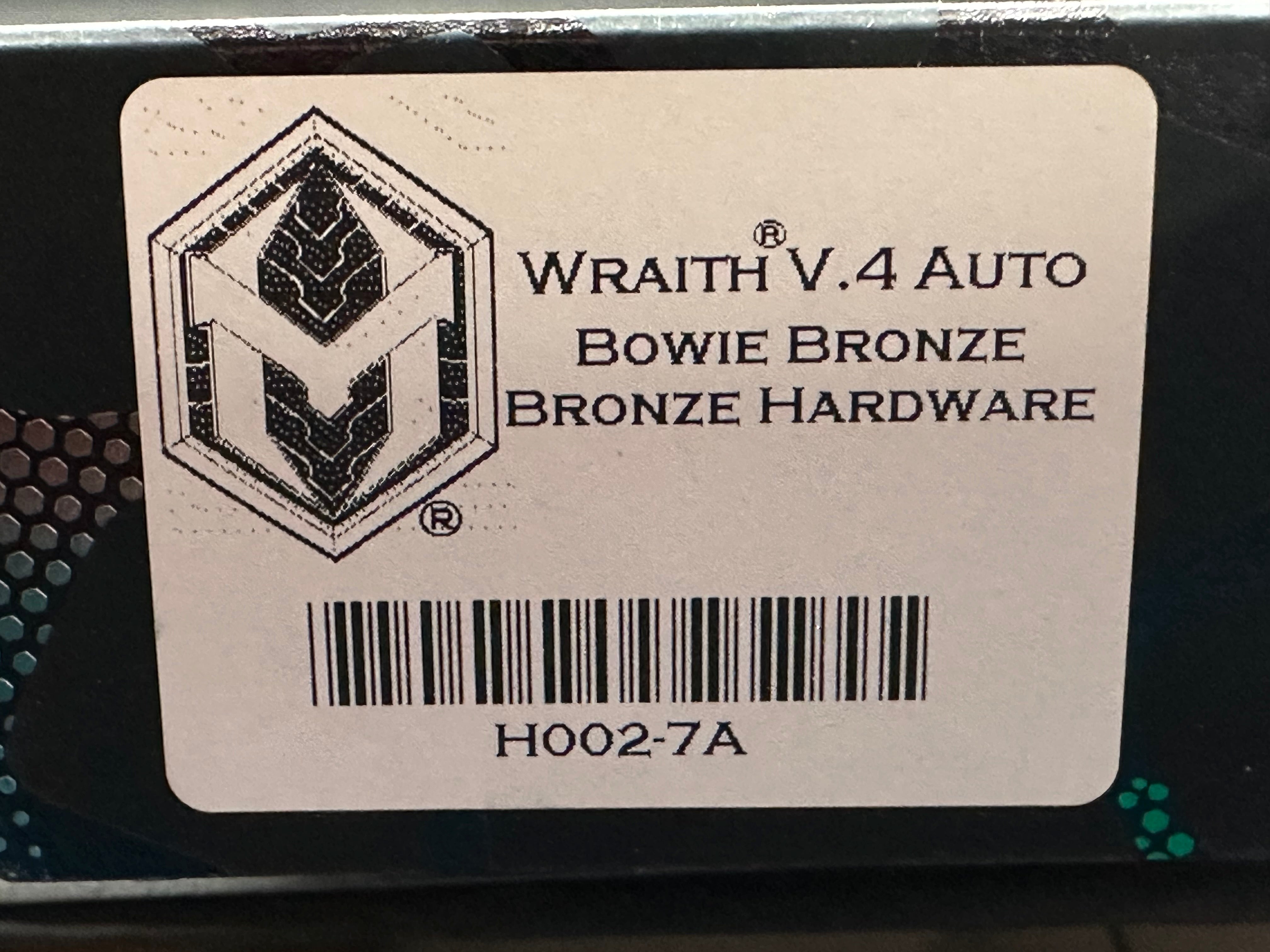 Heretic Wraith V4 Automatic Bowie