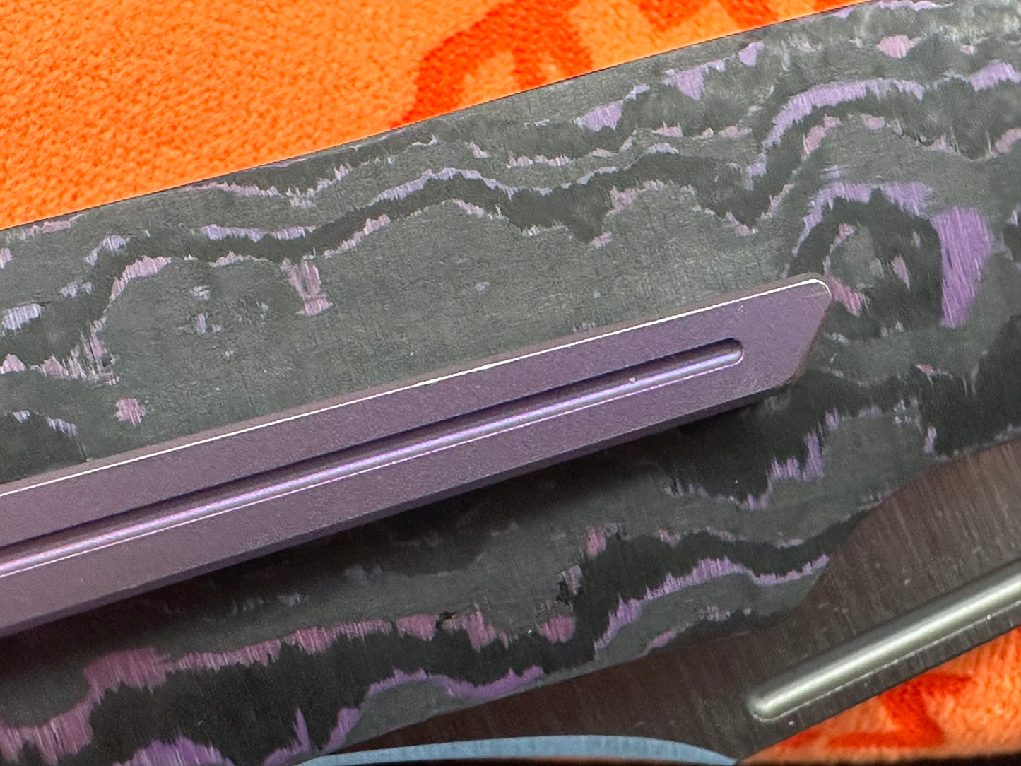 Jack Wolf Gunslinger in purple haze fat carbon and cpm-s90v