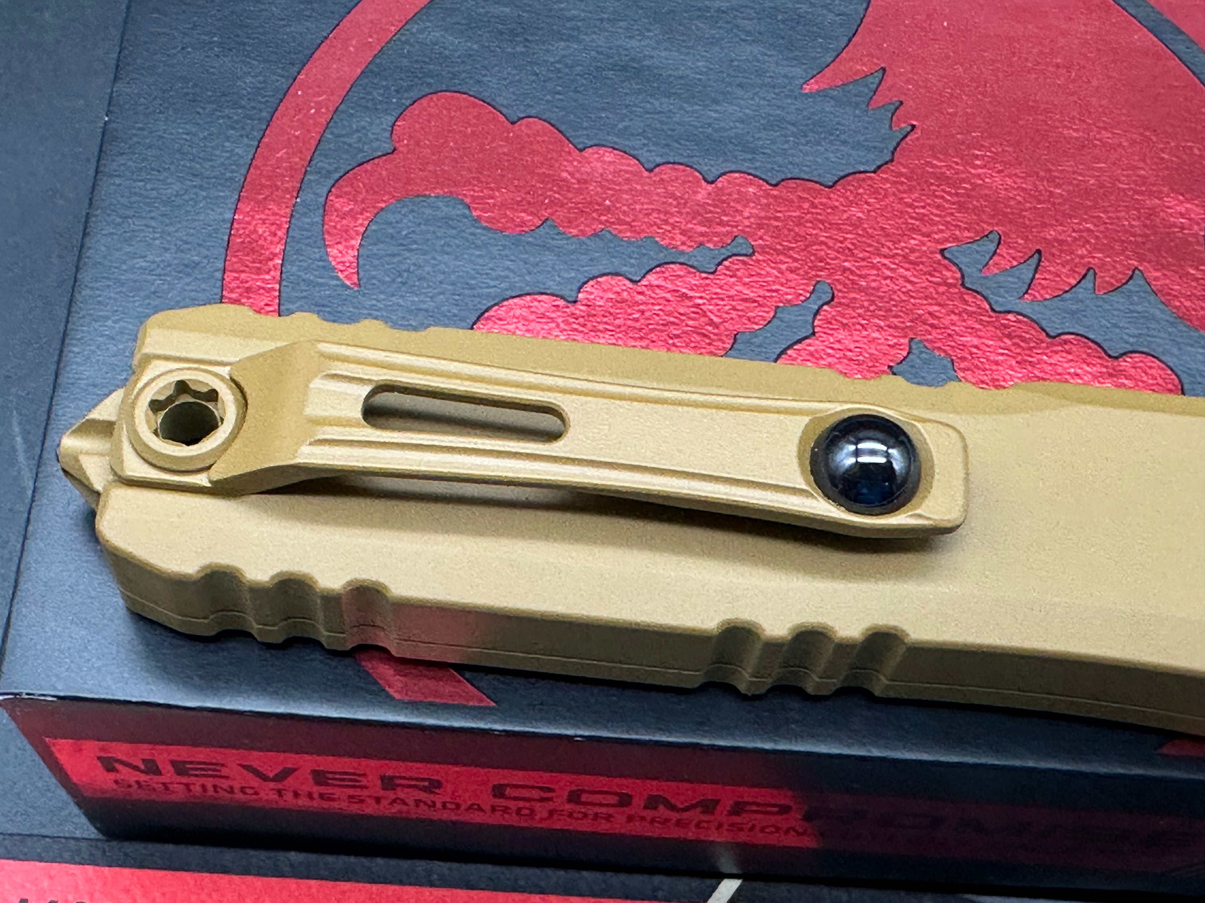 MICROTECH (Zero Blade Play) ULTRATECH ZBP OTF AUTOMATIC KNIFE CERAKOTE TAN