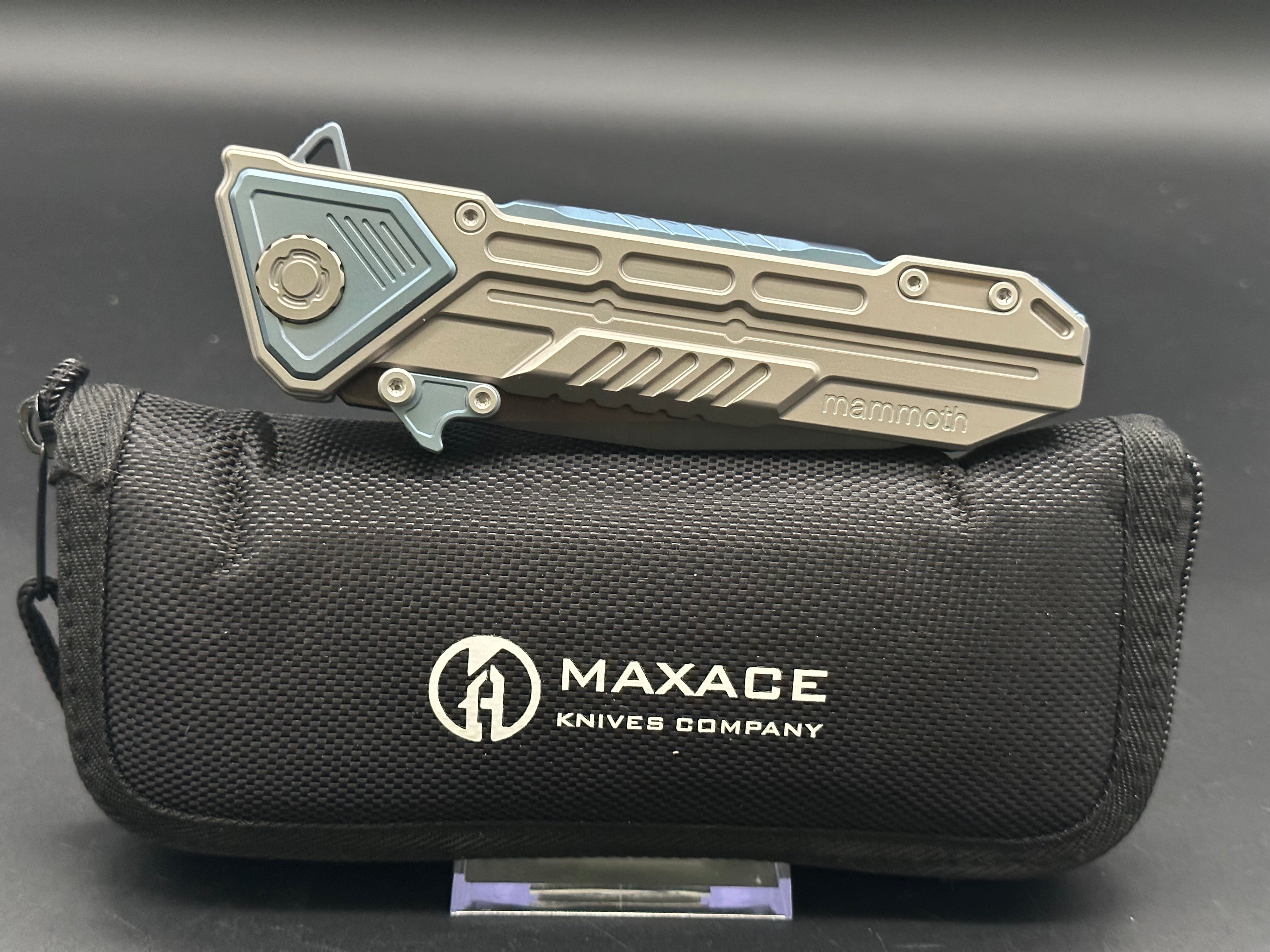 MAXACE MAMMOTH TITANIUM ALLOY HANDLE TANTO BLADE