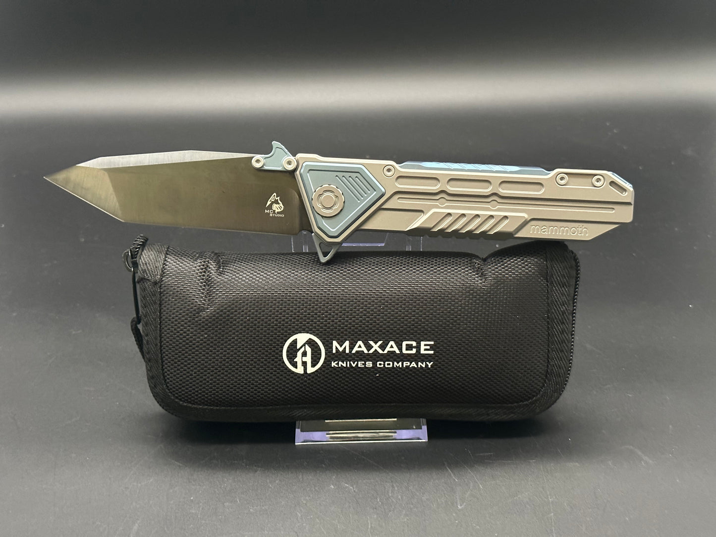 MAXACE MAMMOTH TITANIUM ALLOY HANDLE TANTO BLADE