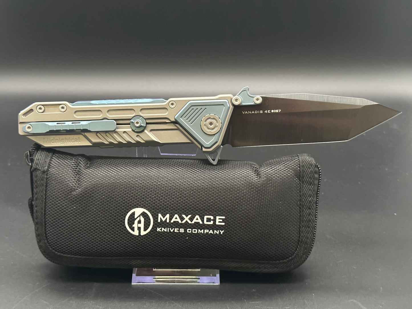 MAXACE MAMMOTH TITANIUM ALLOY HANDLE TANTO BLADE