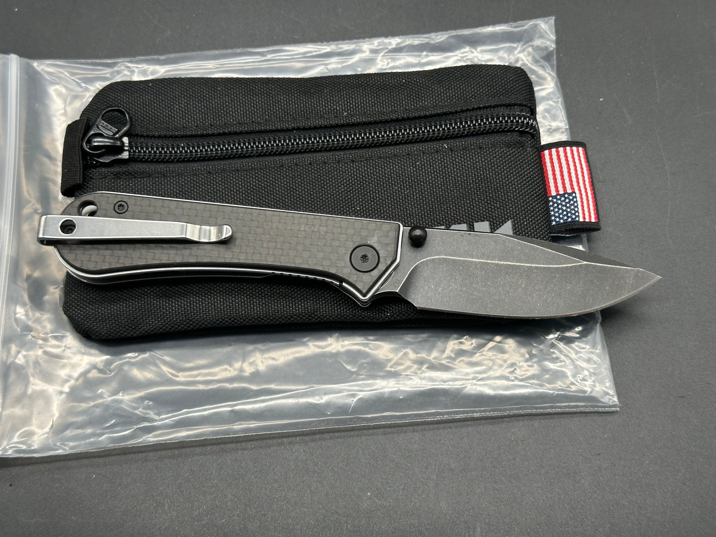 NUKNIVES S13 Pro 3 inch blade of D2 Carbon Fiber scales