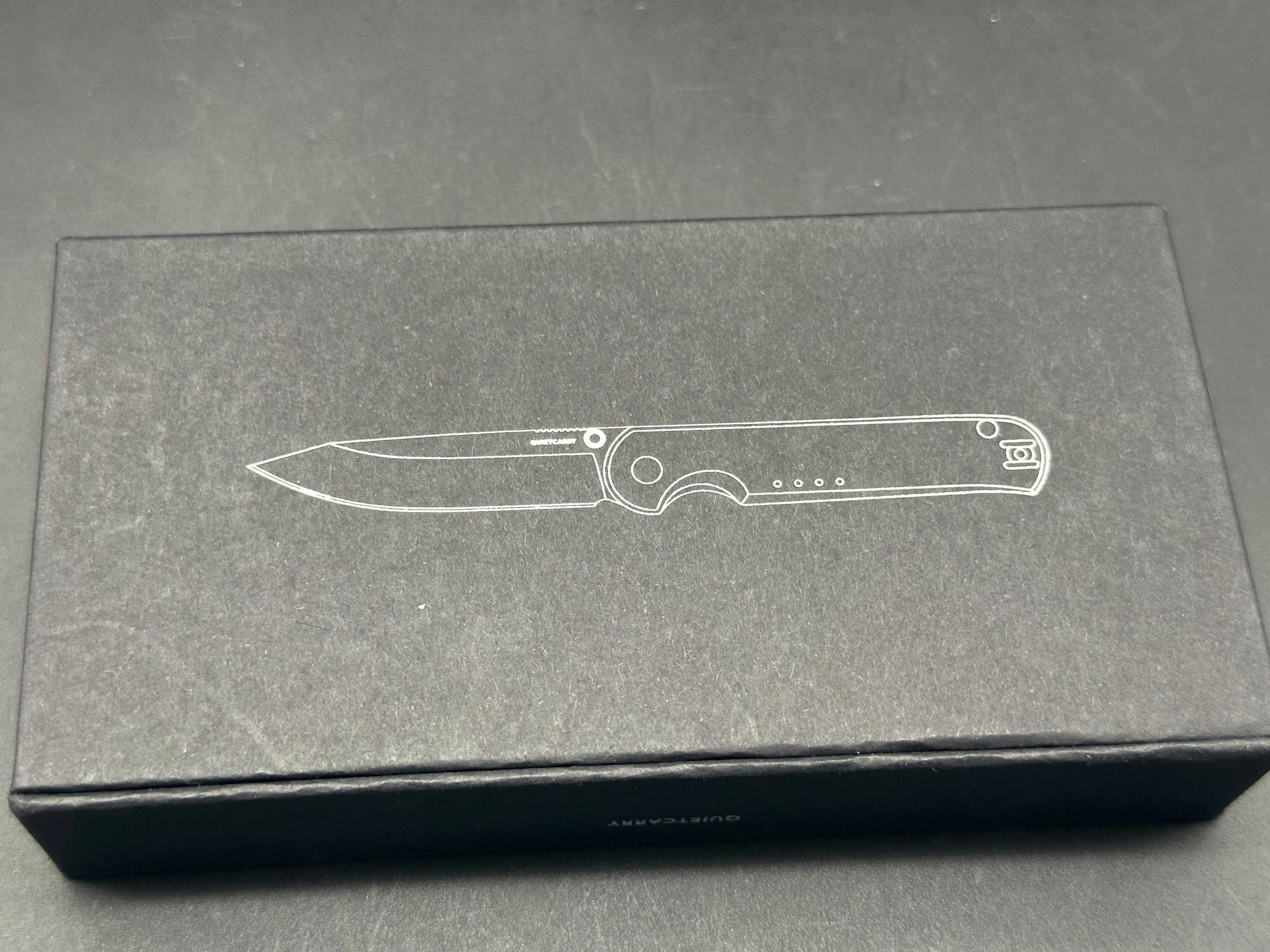 Quiet Carry Waypoint titanium handle w/Vanax blade