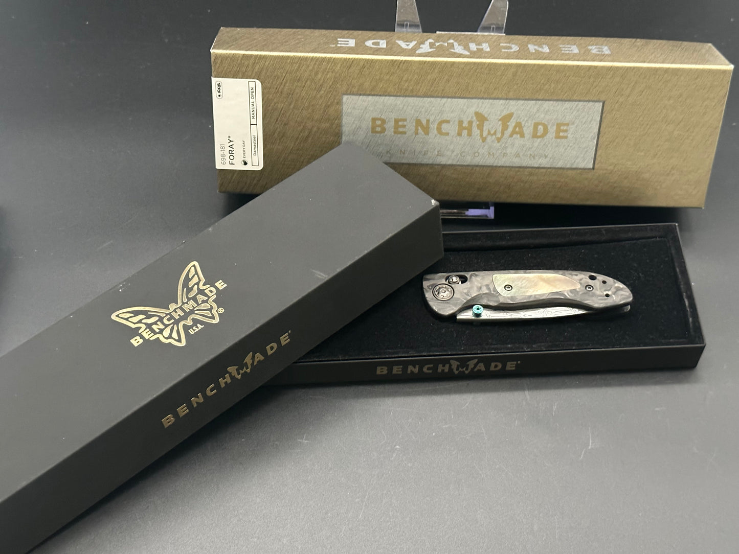 Benchmade Foray Gold Class