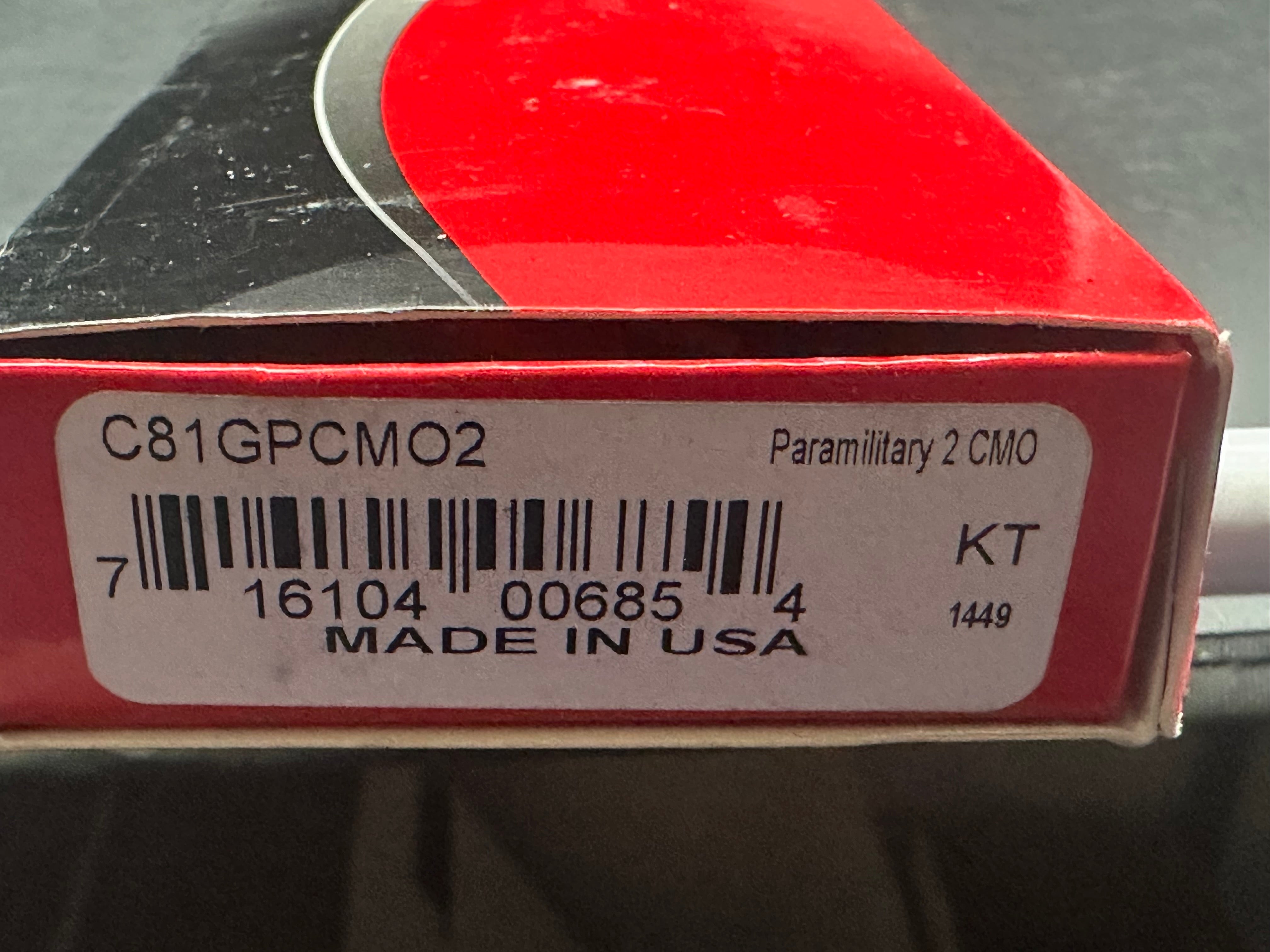 Spyderco Paramilitary 2 W/Micarta Scales S30V blade