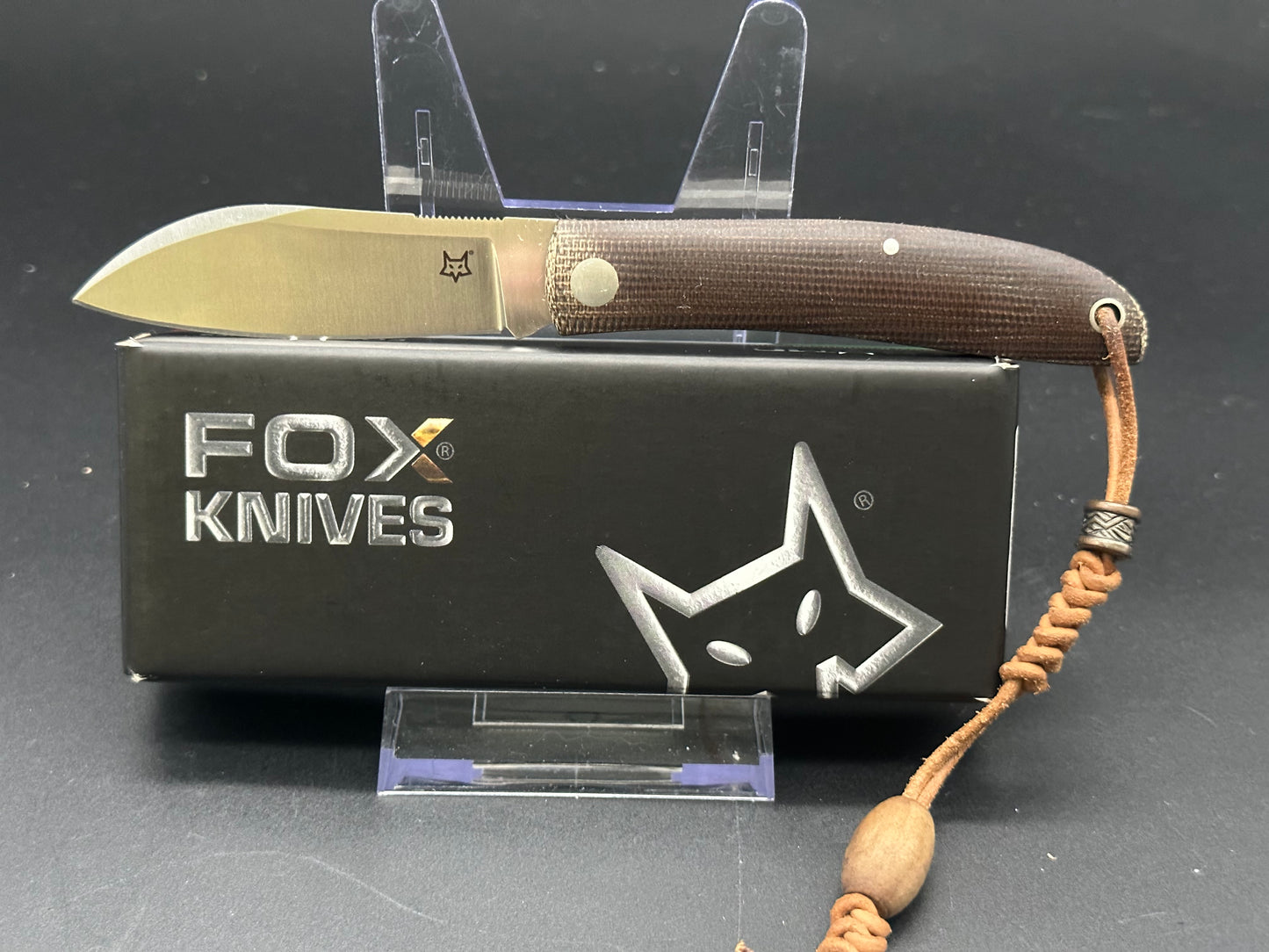 Fox Livri FX273 Slipjoint natural micarta scales w/M390 blade