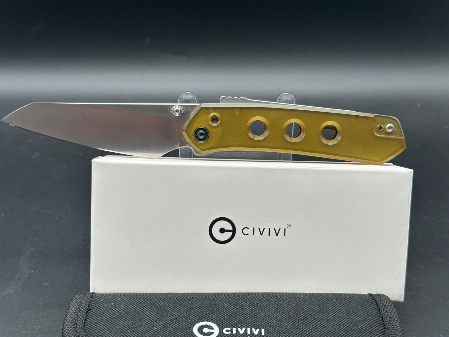 CIVIVI VISION FG POLISHED ULTEM HANDLE NITRO-V REVERSE TANTO