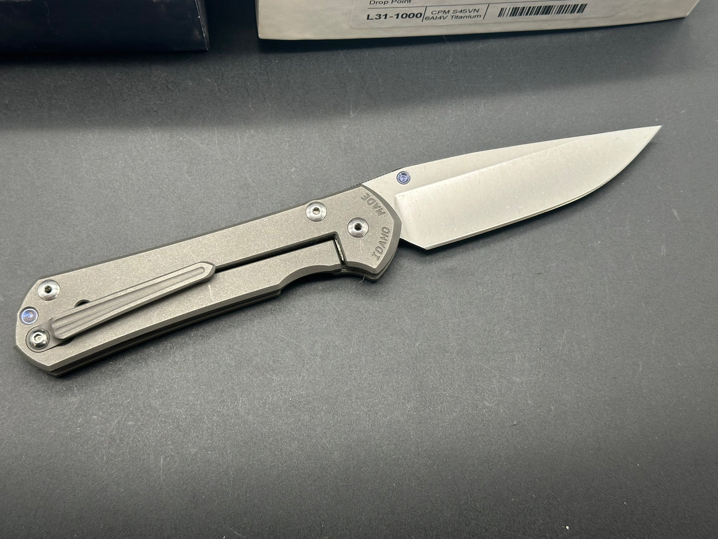 Chris Reeves CRK Large Sebenza 31 w/S45VN blade