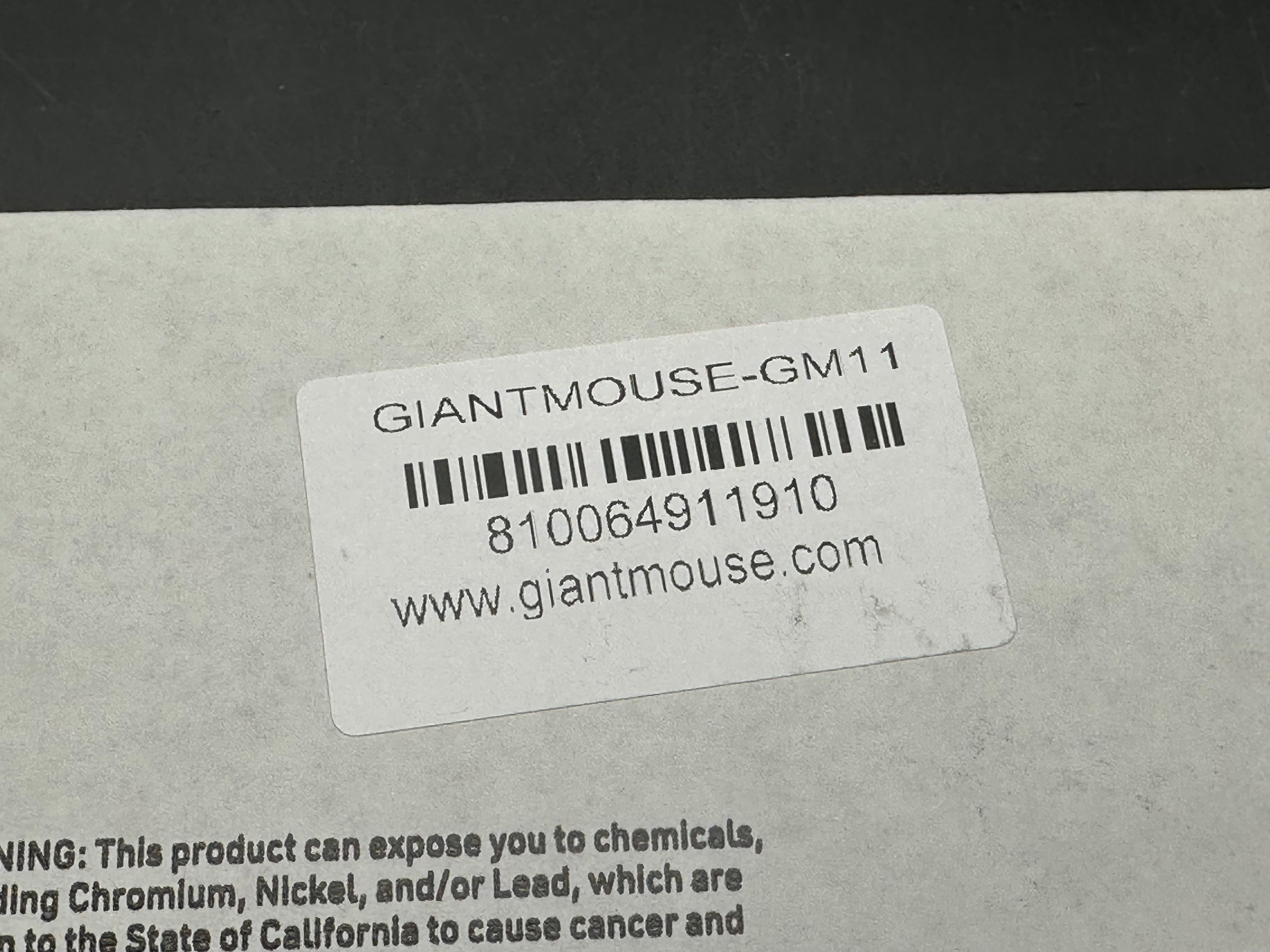 GiantMouse GM11 #145/400, Satin CPM-Magnacut Blade, Milled Contoured Titanium Handles, Bronze Backspacer