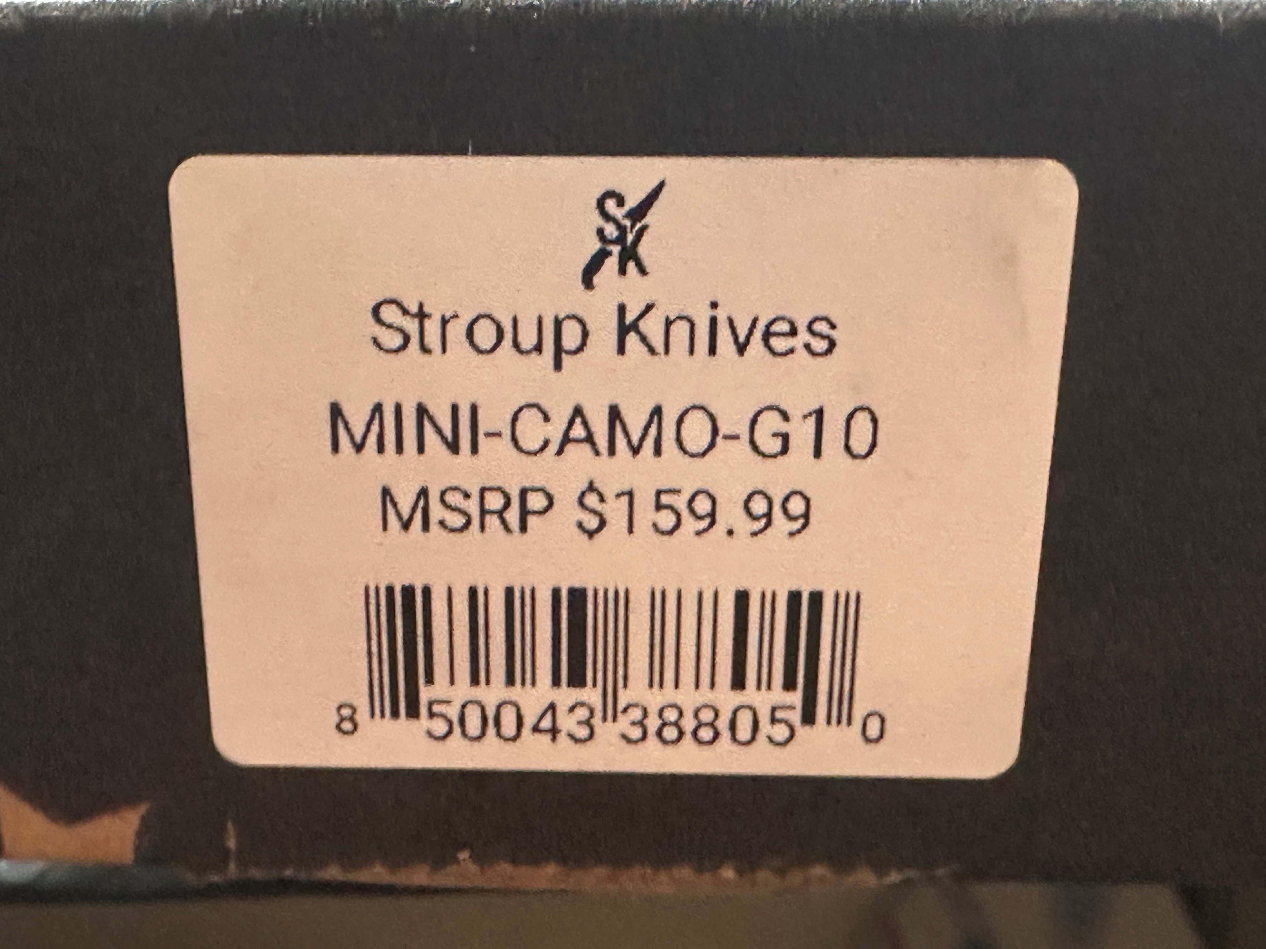 Stroup Knives Mini Fix Camo G-10