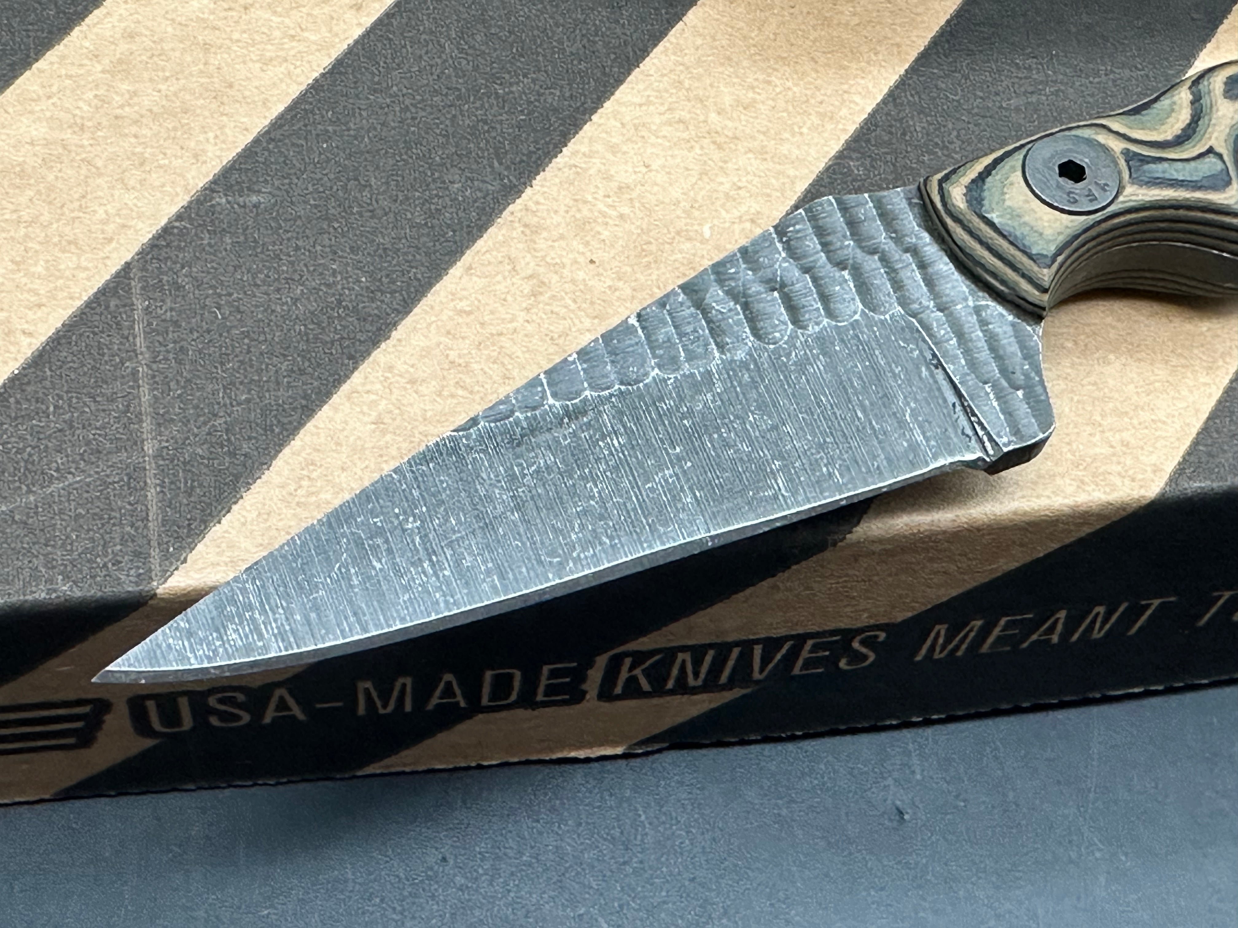 Stroup Knives Mini Fix Camo G-10