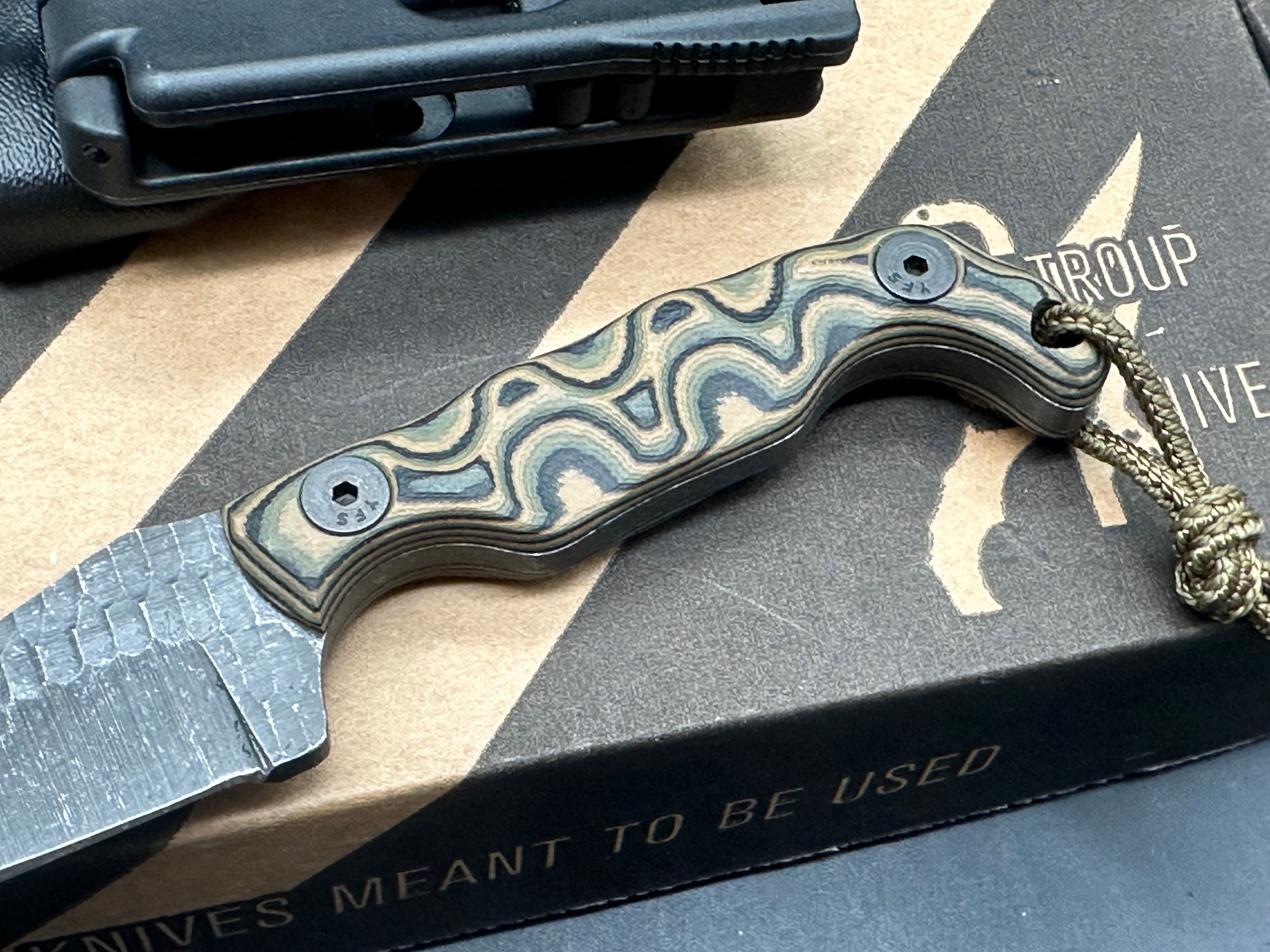 Stroup Knives Mini Fix Camo G-10