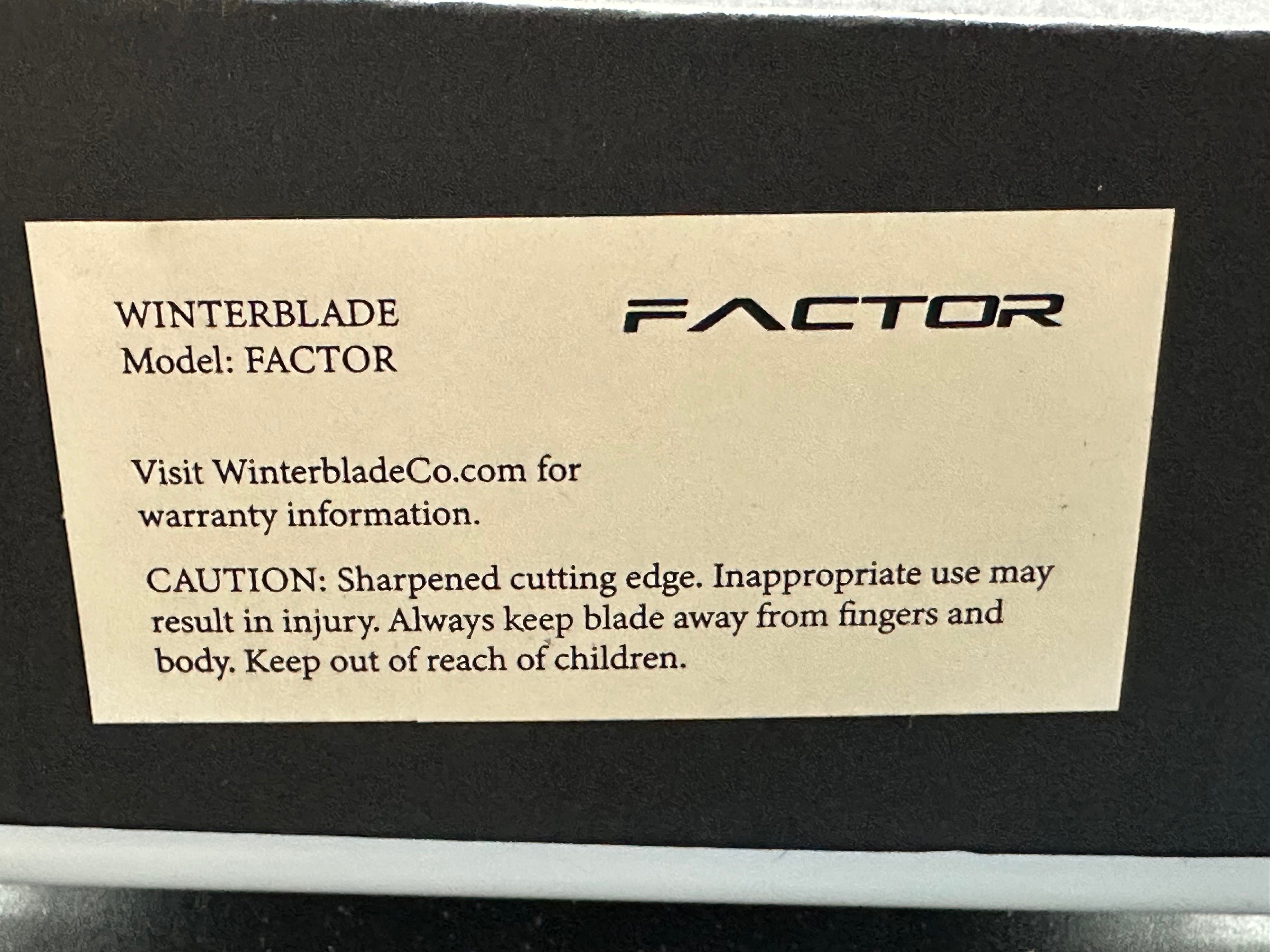 Winterblade factor B2 titanium