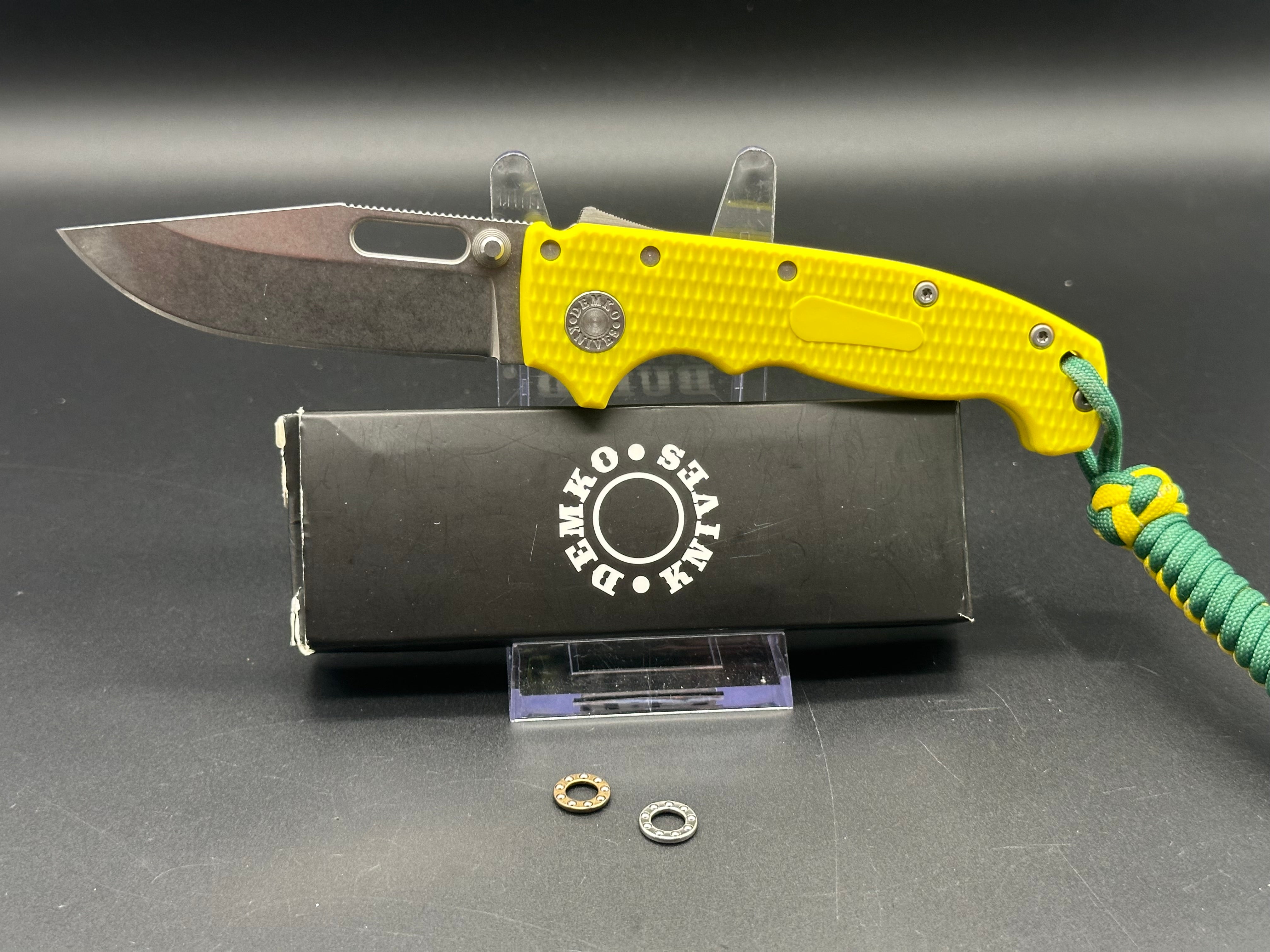 Demko AD20 yellow FRN scales w/20CV blade