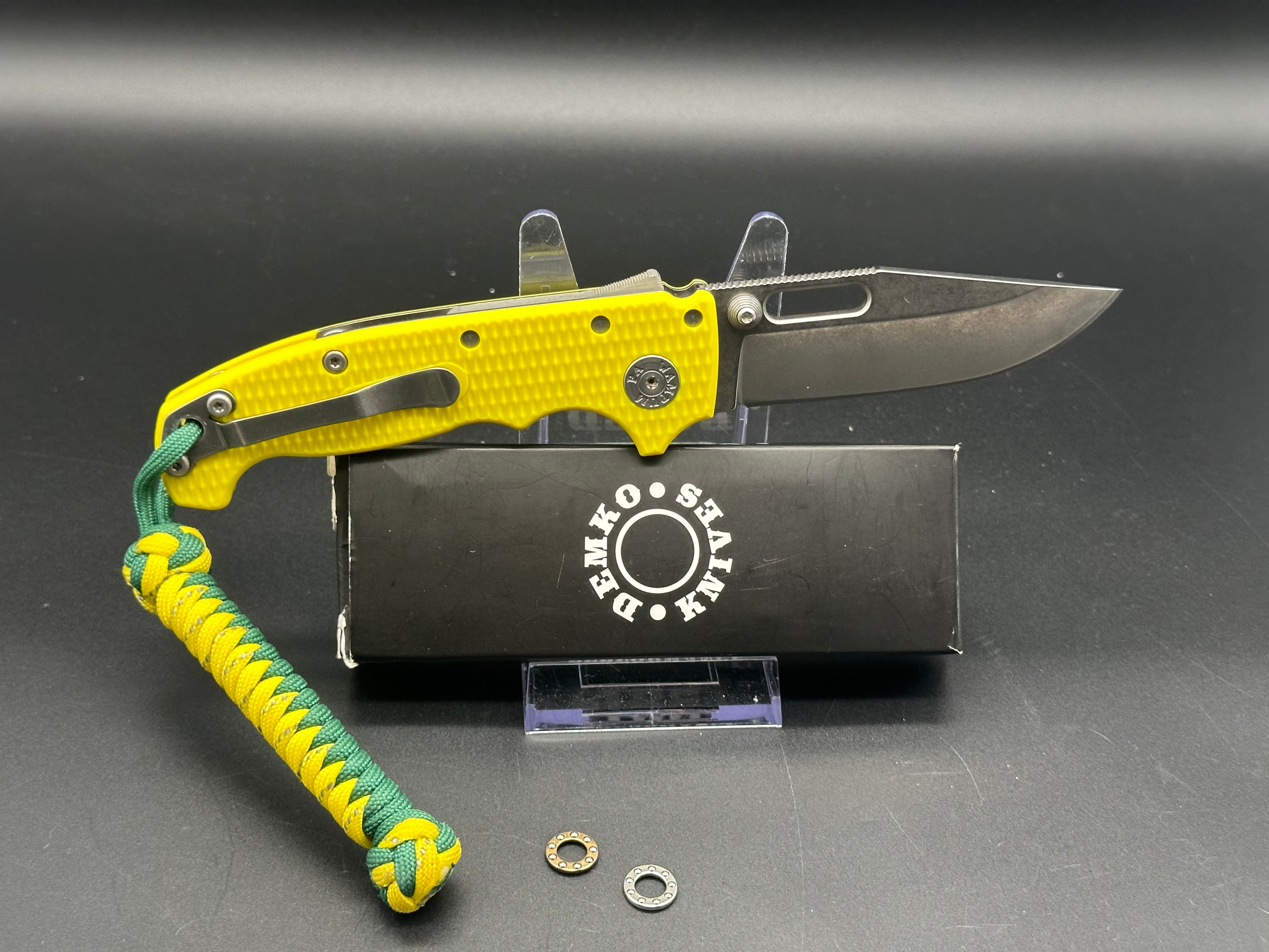 Demko AD20 yellow FRN scales w/20CV blade