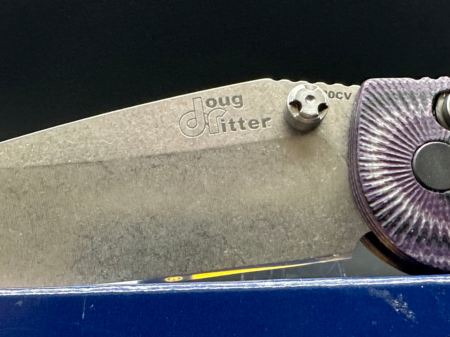 Doug Ritter Mini-RSK® MK1-G2 Knifeworks Exclusive - G-Mascus® Purple G-10