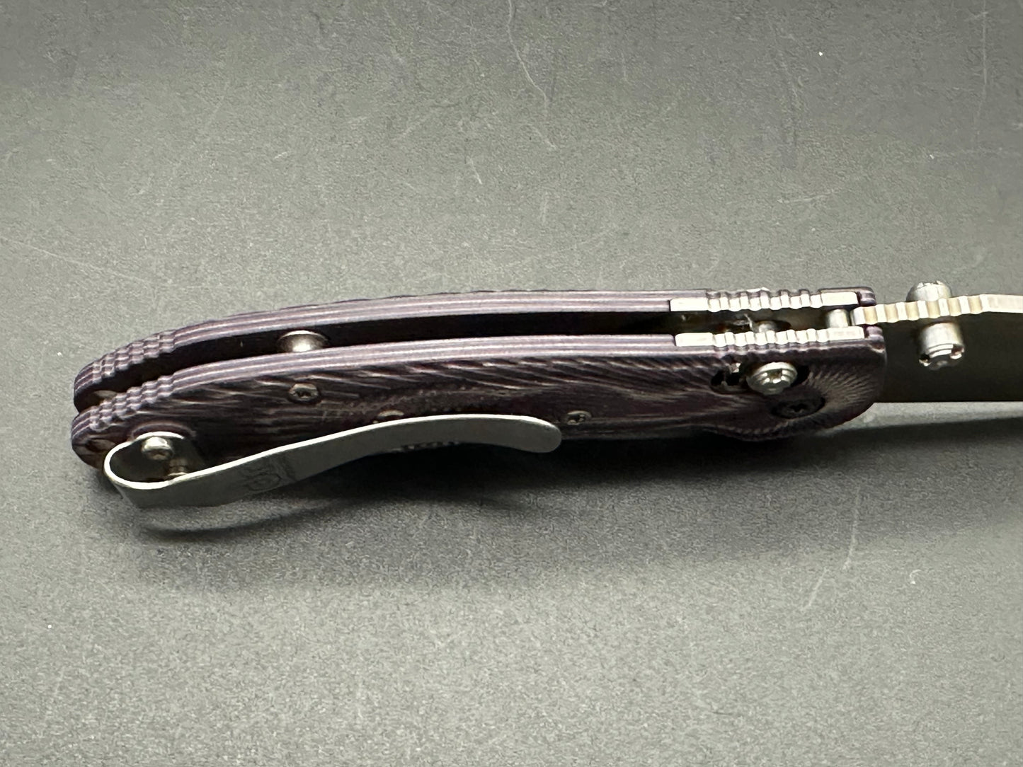 Doug Ritter Mini-RSK® MK1-G2 Knifeworks Exclusive - G-Mascus® Purple G-10