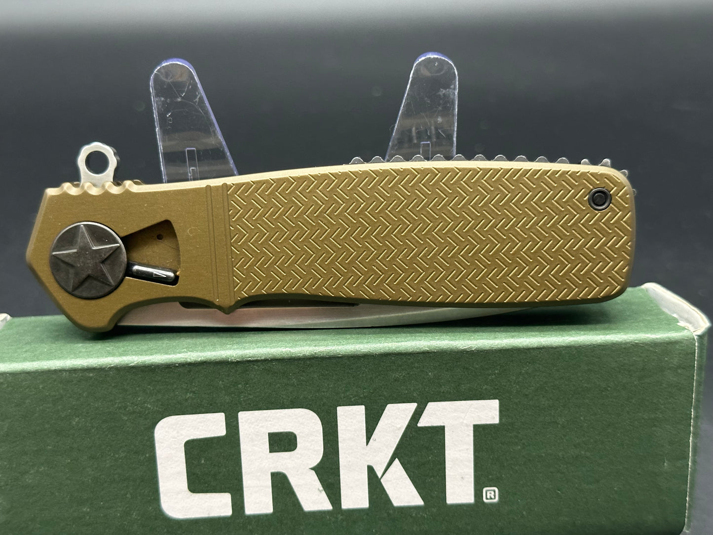 CRKT Homefront green aluminum