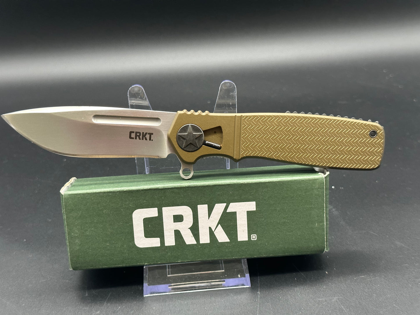 CRKT Homefront green aluminum