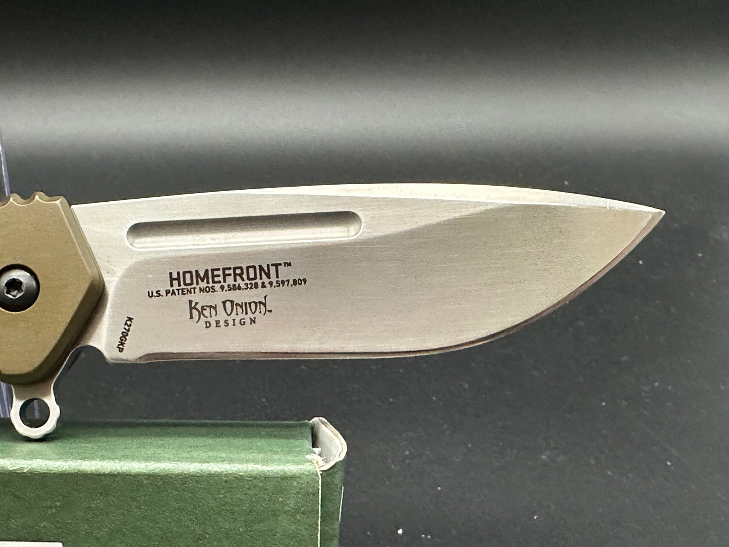 CRKT Homefront green aluminum