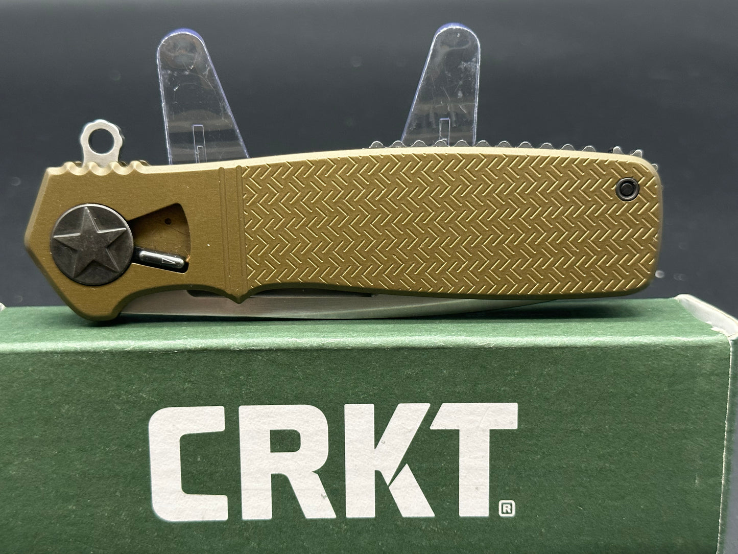 CRKT Homefront green aluminum