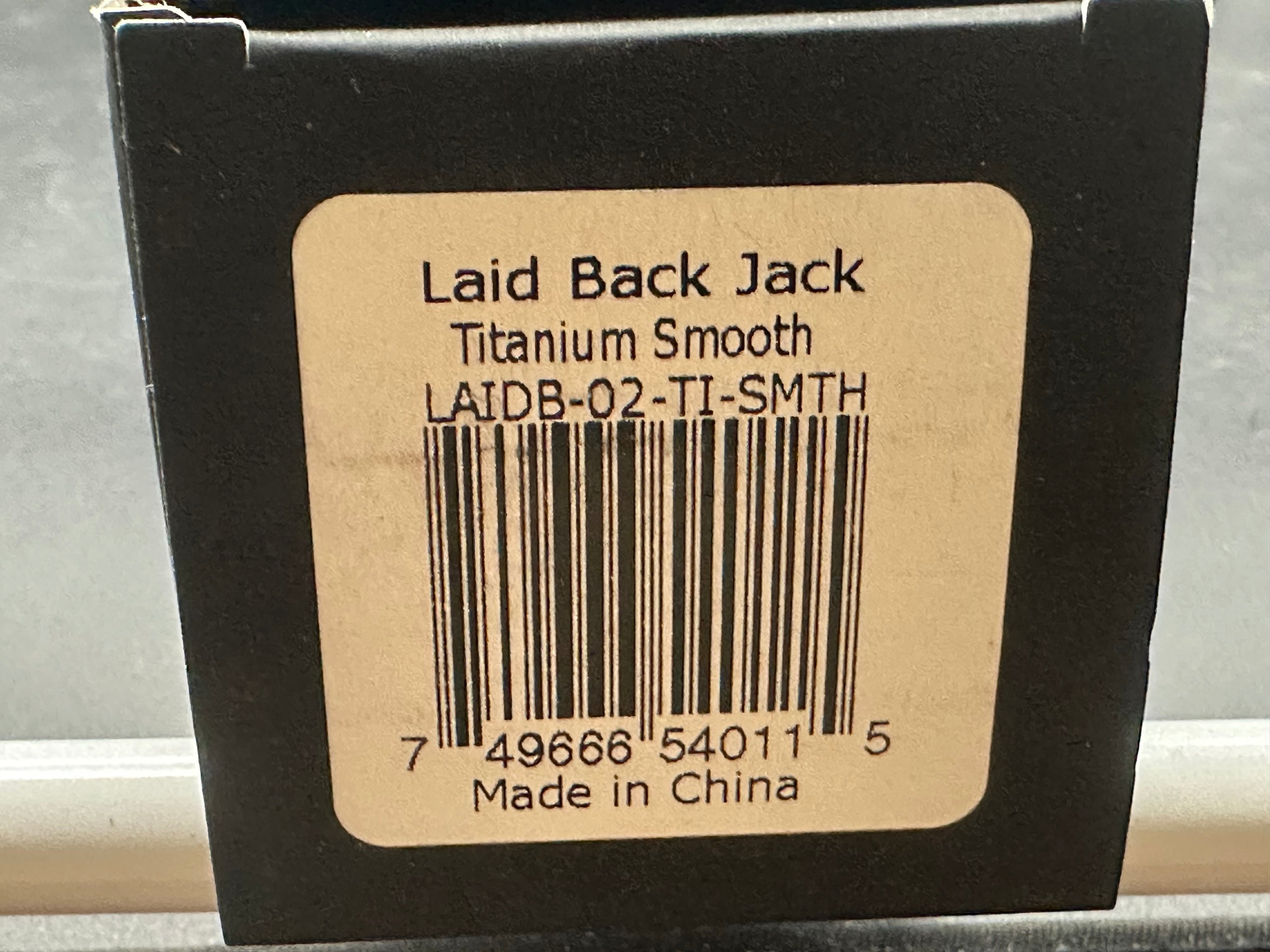 Jack Wolf LAID BACK JACK - TITANIUM SMOOTH