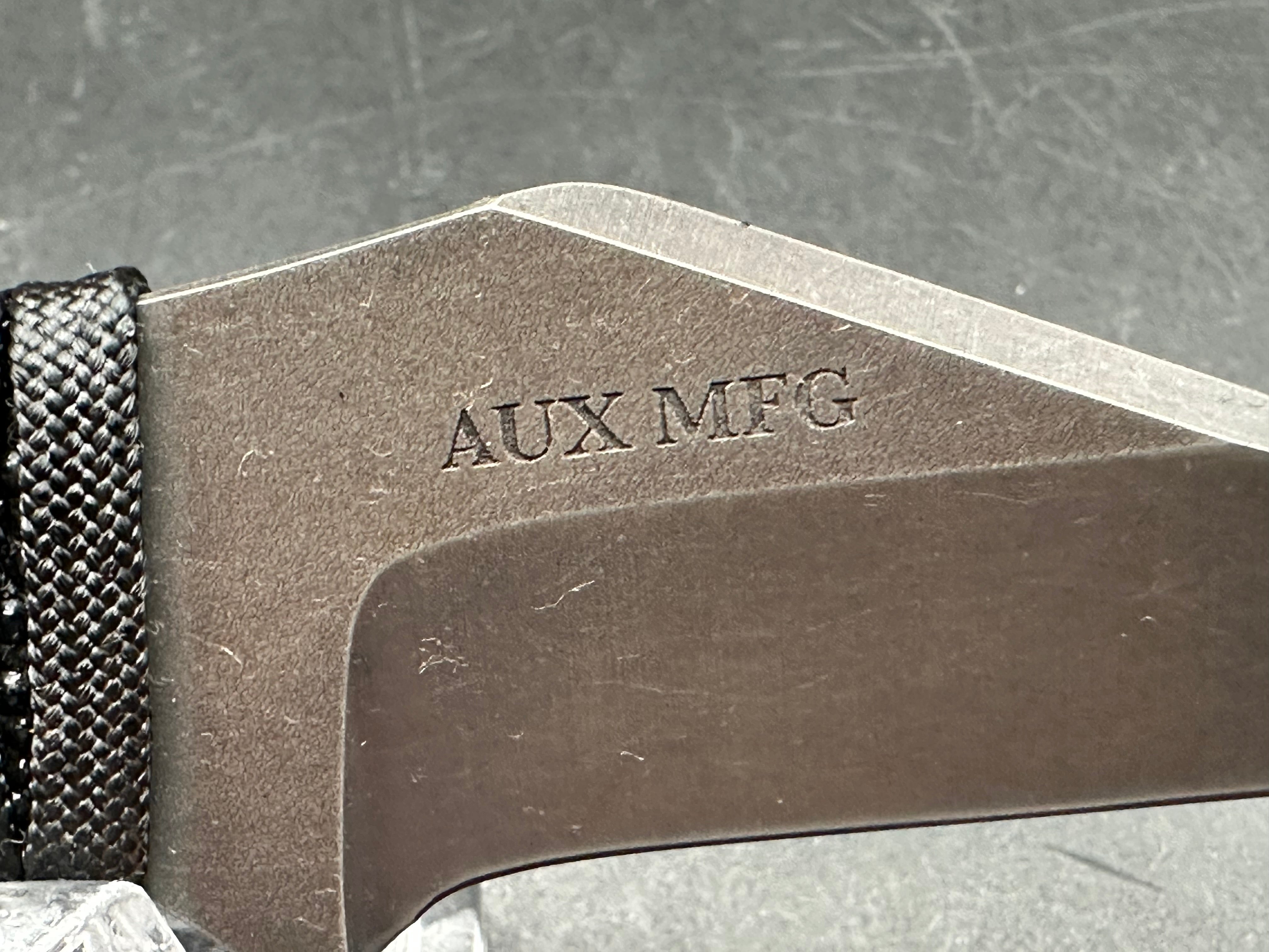 Auxiliary MFG - Coffin Wharnie Fixed blade