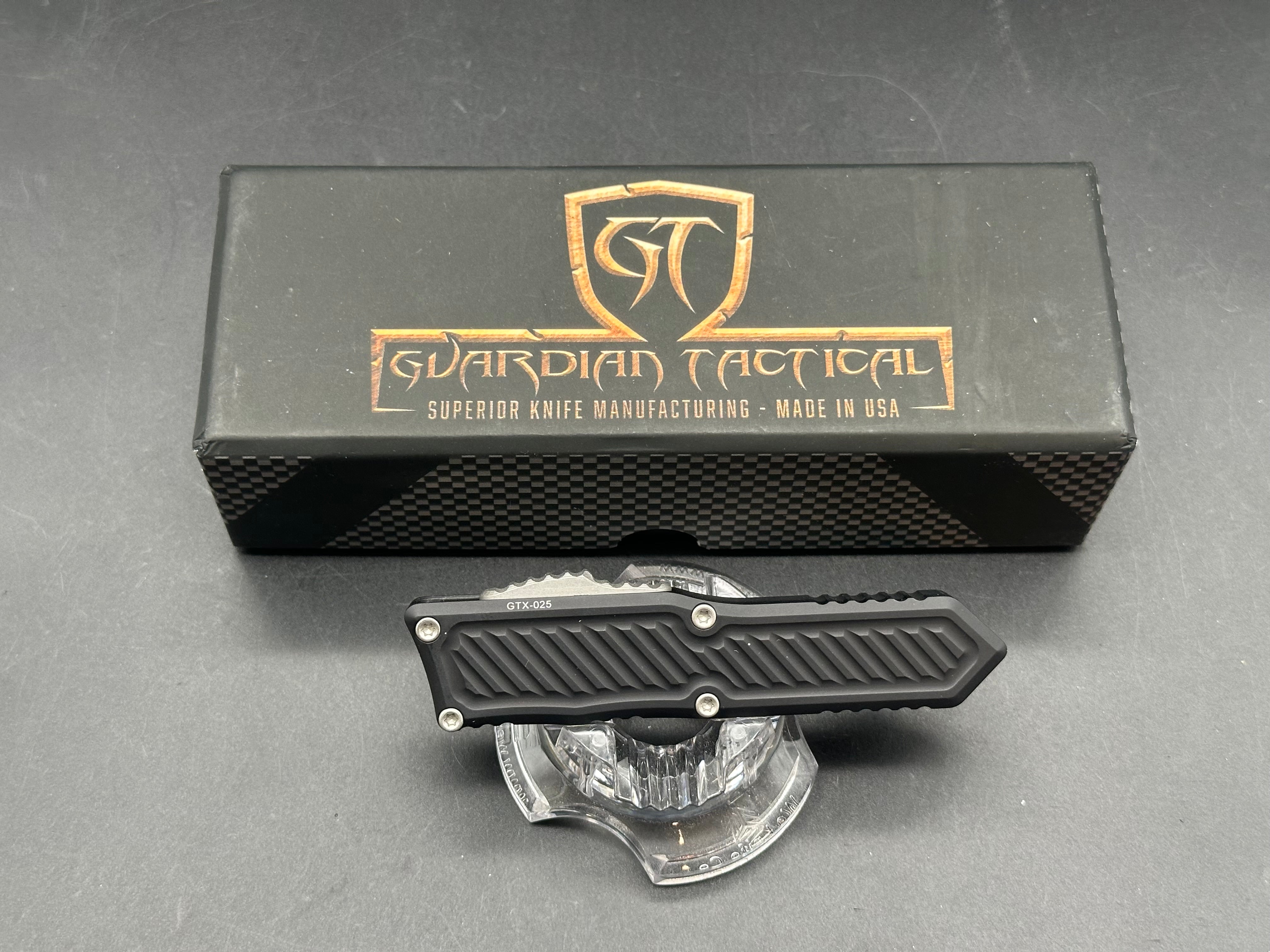 Guardian Tactical GTX-025 OTF Automatic Knife (2.5") numbered Blade Show Special