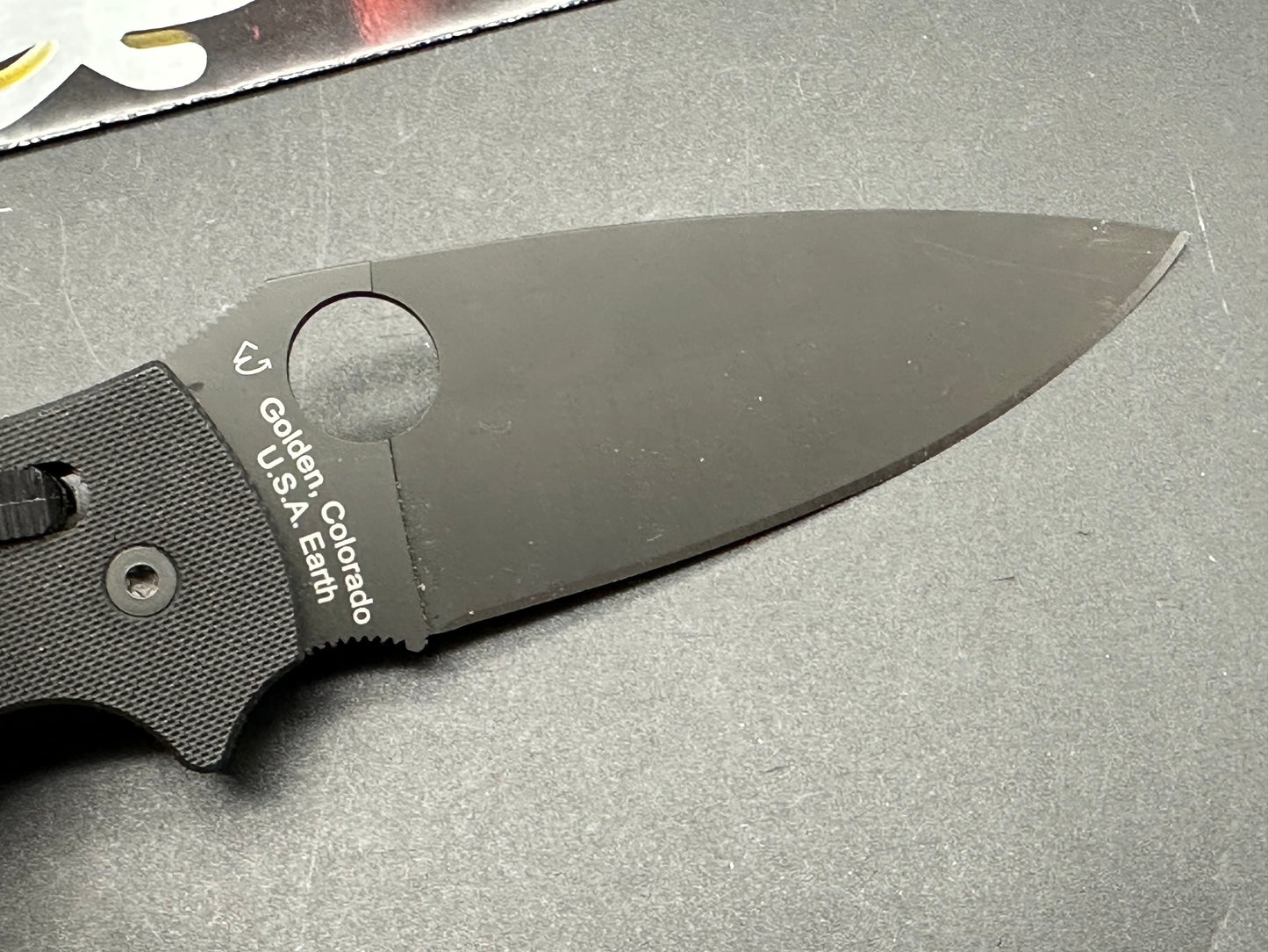 Spyderco Manix 2 XL Black G-10 Knife (3.88" Black)