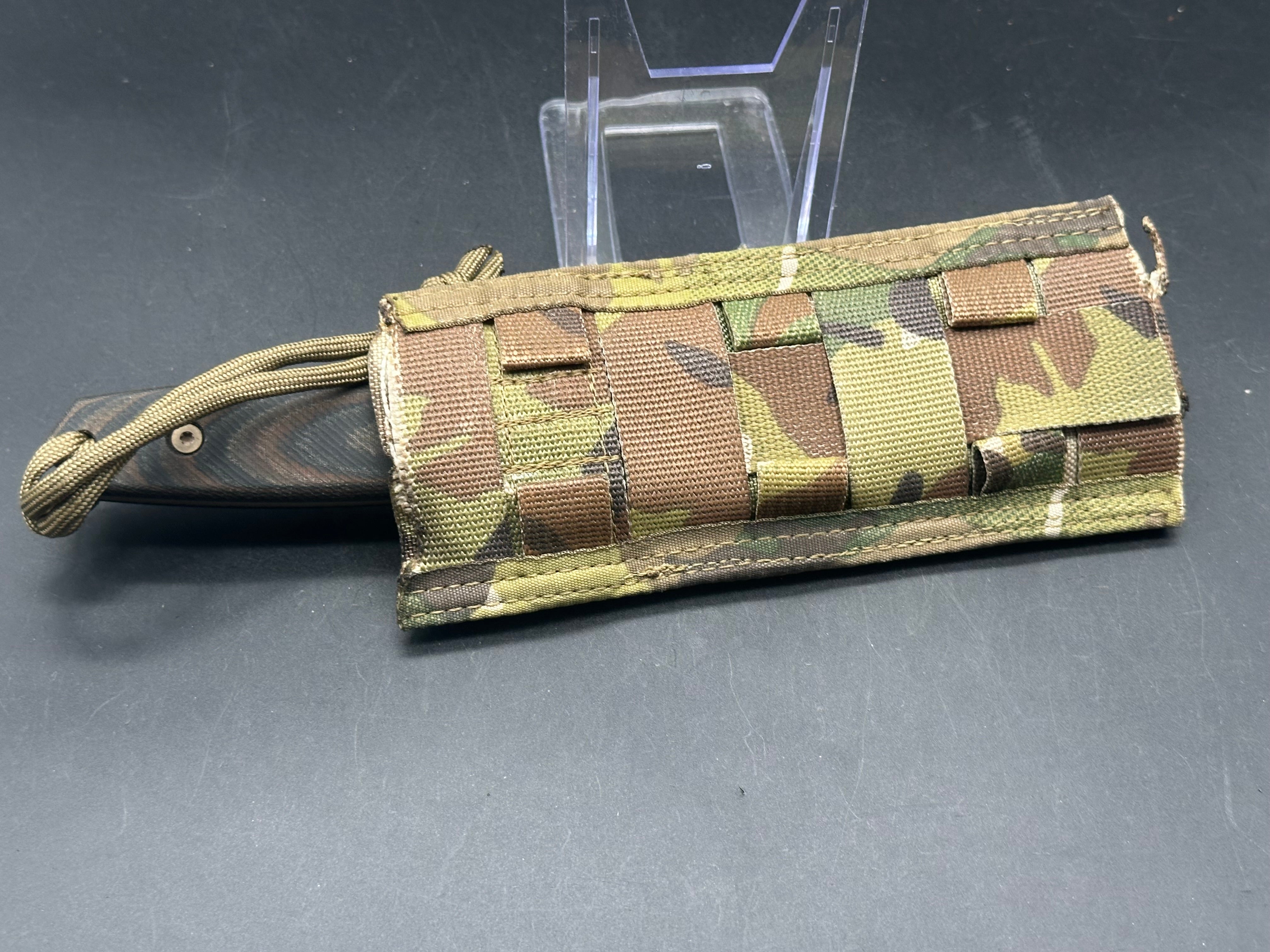 Spartan Blades Harsey TT Fixed Blade Knife Multi-Cam Micarta (4.5" FDE) Magnacut