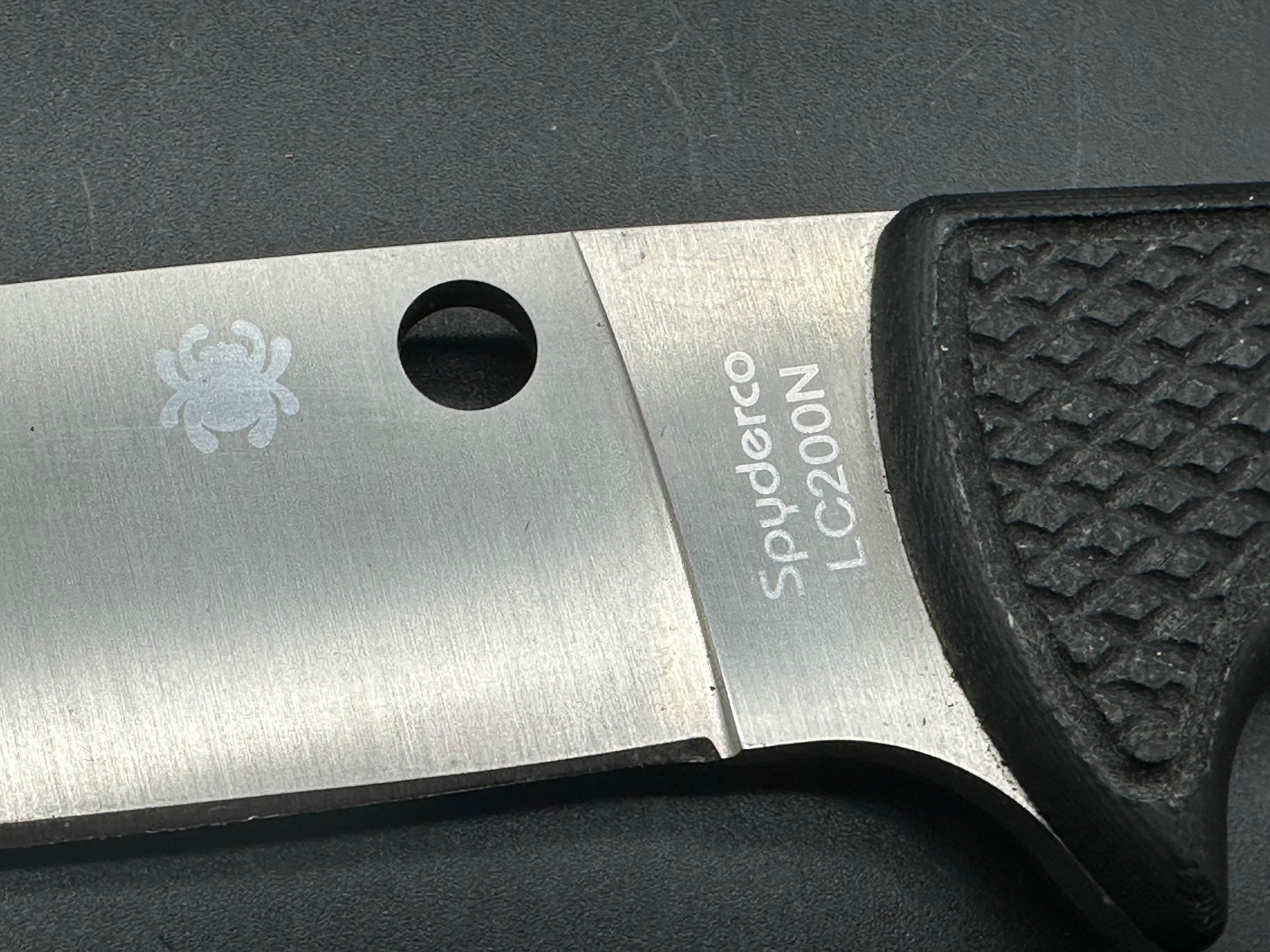 Spyderco Waterway Fixed blade LC200N blade