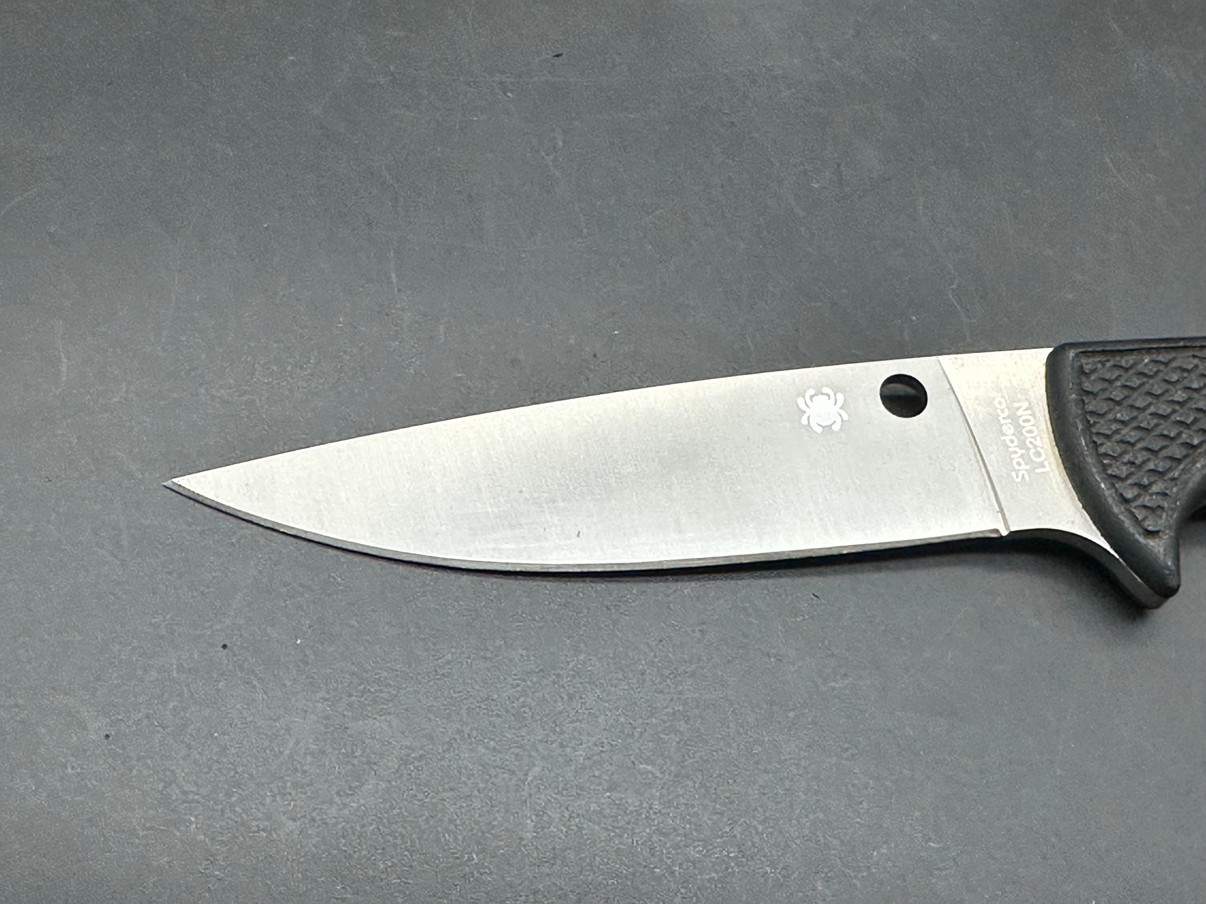 Spyderco Waterway Fixed blade LC200N blade